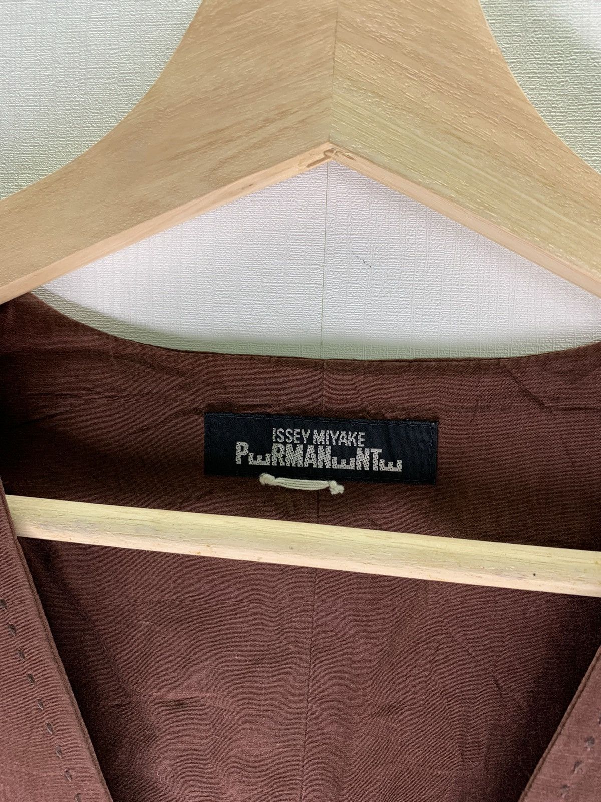 Issey Miyake RARE! Vintage 80s Issey Miyake Permanente Vest Cardigan Size US M / EU 48-50 / 2 - 5 Thumbnail