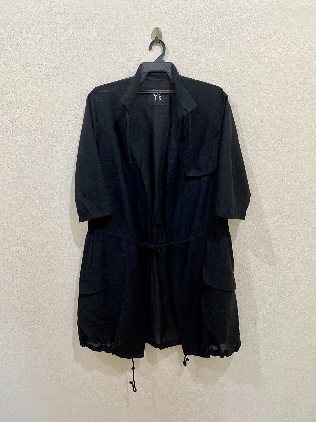 Yohji Yamamoto Rare Archieve Yohji Yamamoto Ys Laine Wool Long Jacket Size US L / EU 52-54 / 3 - 1 Thumbnail
