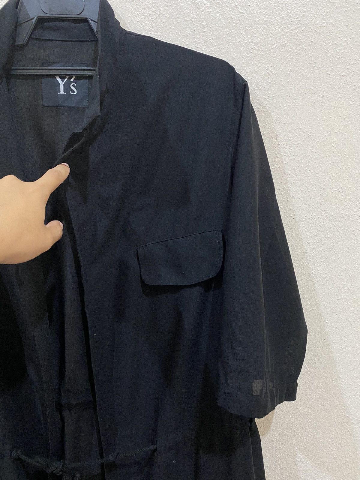 Yohji Yamamoto Rare Archieve Yohji Yamamoto Ys Laine Wool Long Jacket Size US L / EU 52-54 / 3 - 5 Thumbnail