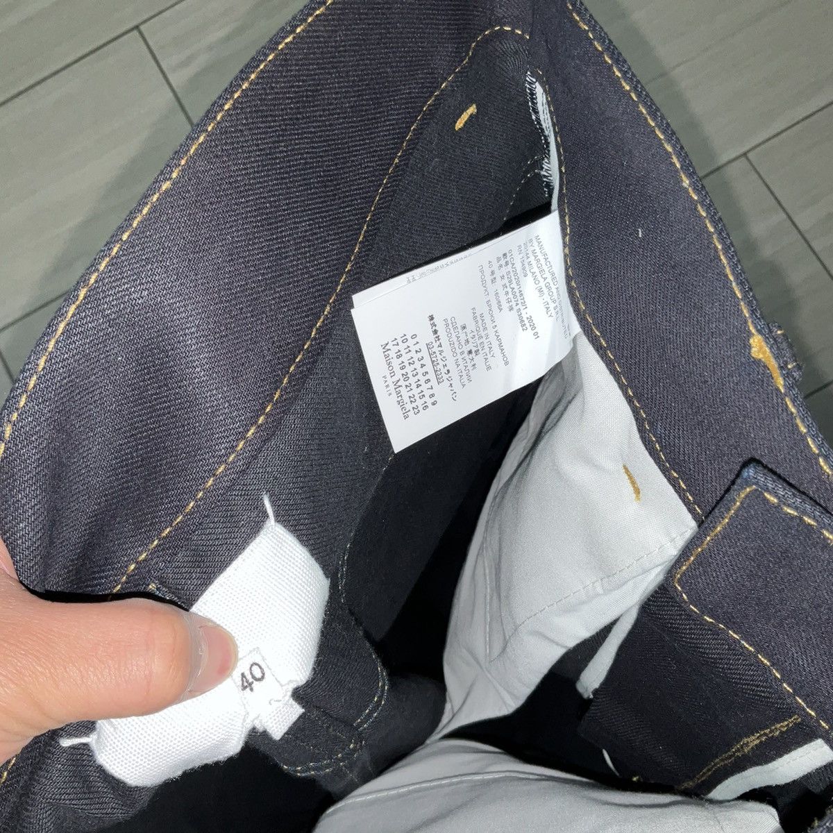 Maison Margiela Maison Margiela Indigo Raw Denim With Denim Belt size 40 Size US 32 / EU 48 - 5 Thumbnail