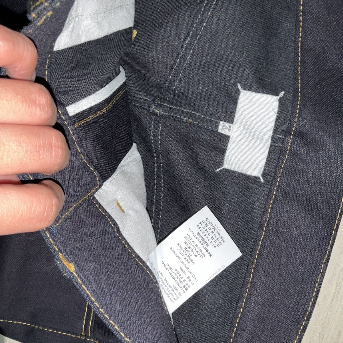 Maison Margiela Maison Margiela Indigo Raw Denim With Denim Belt size 40 Size US 32 / EU 48 - 4 Thumbnail