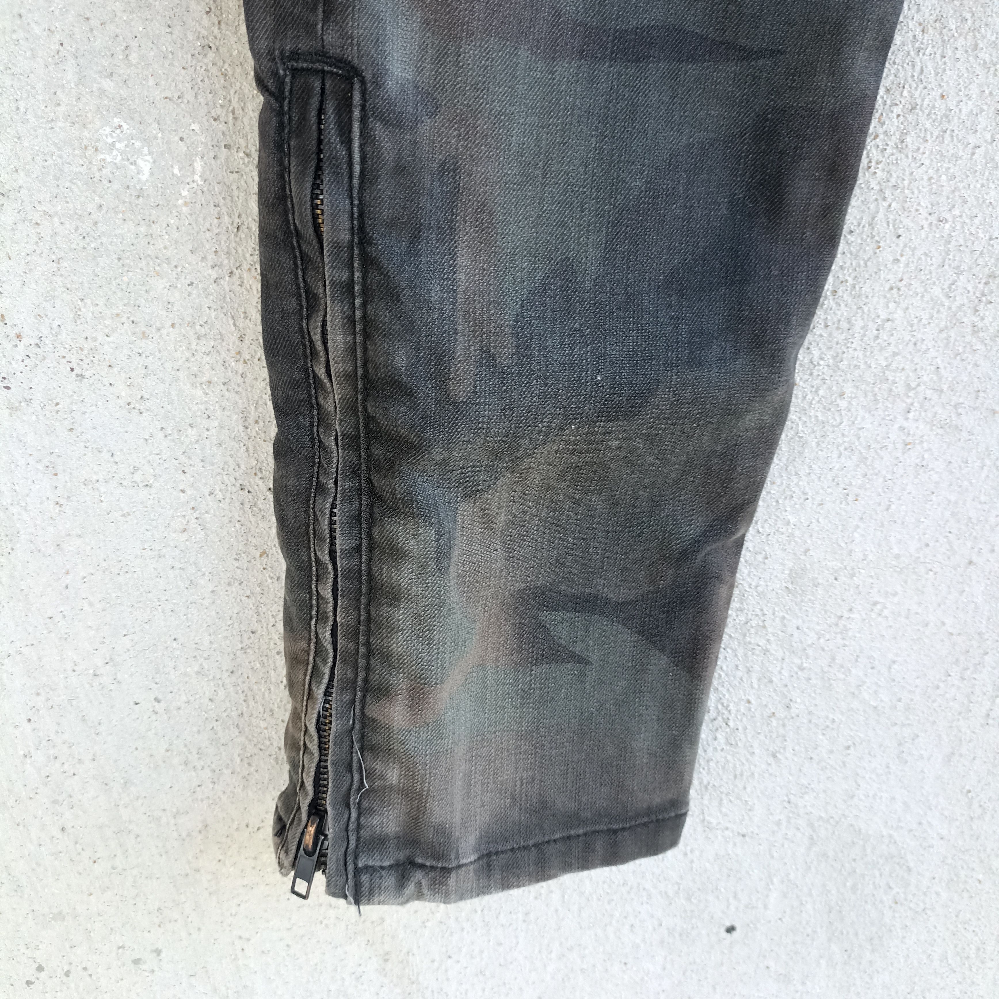 Japanese Brand Faded Camo Cavari A Black Multipocket Cargo Pant Size US 30 / EU 46 - 12 Thumbnail