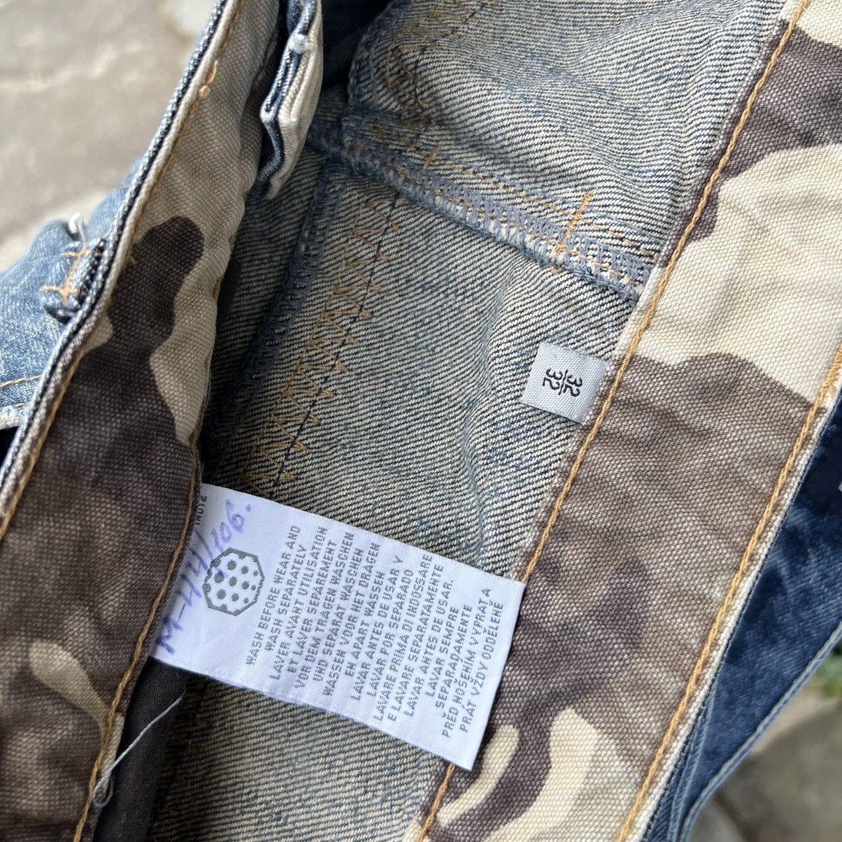 Japanese Brand Vintage Japanese Brand Patchwork Jeans Size US 32 / EU 48 - 14 Thumbnail