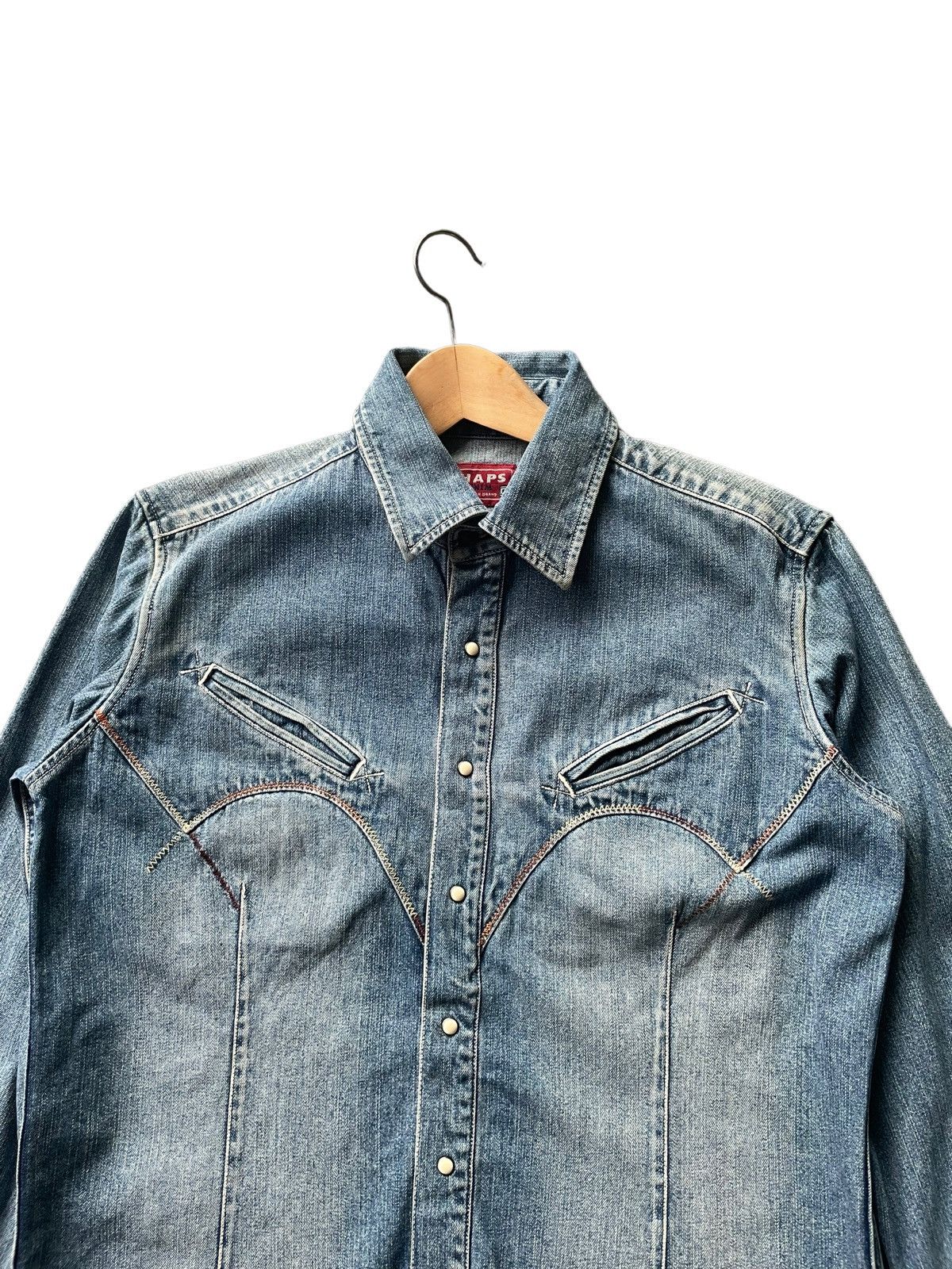 Chaps Vintage Chaps Denim Western Shirt Size US M / EU 48-50 / 2 - 3 Thumbnail
