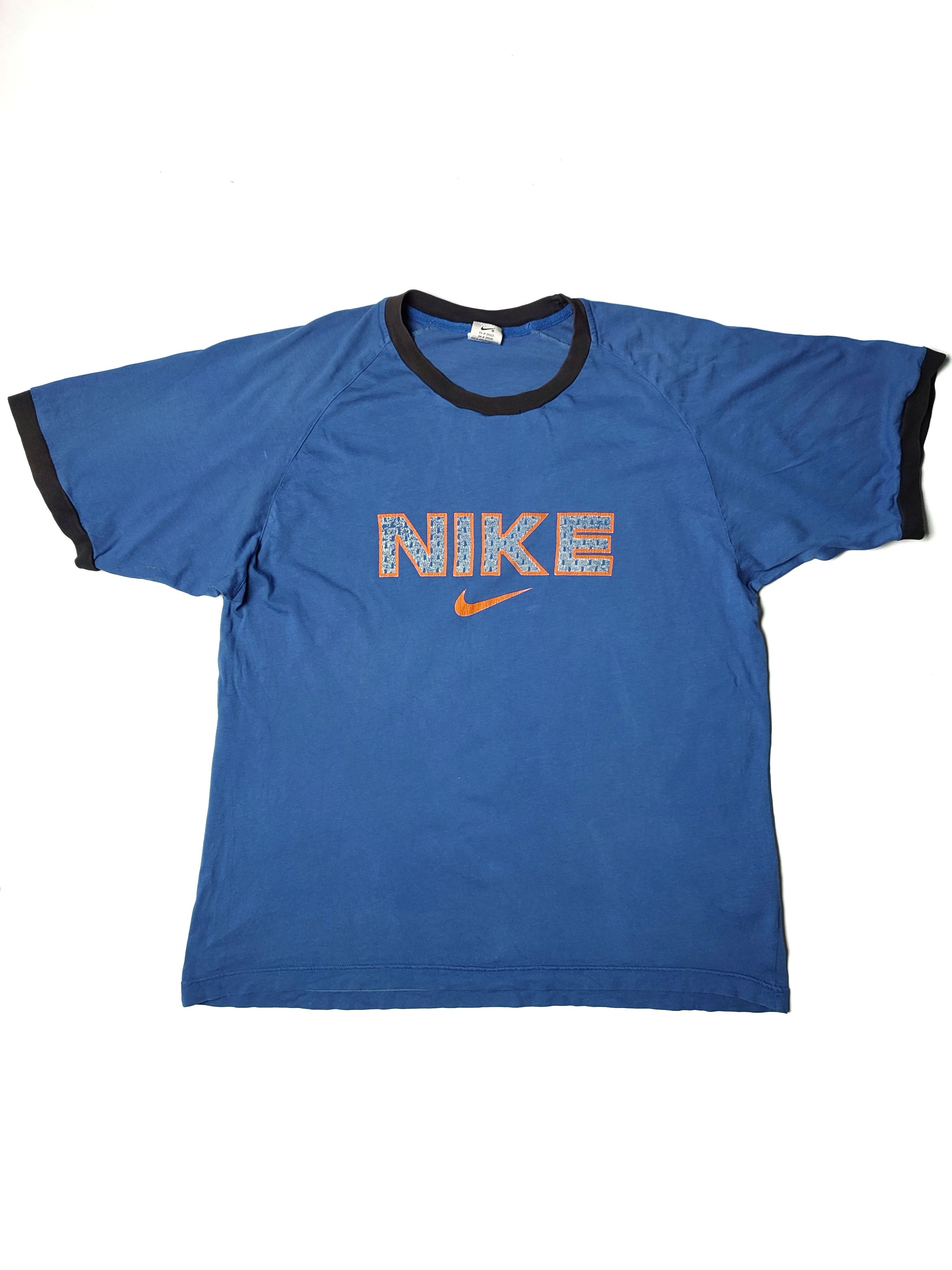 Nike Nike vintage big logo swoosh t shirt Size US L / EU 52-54 / 3 - 1 Thumbnail