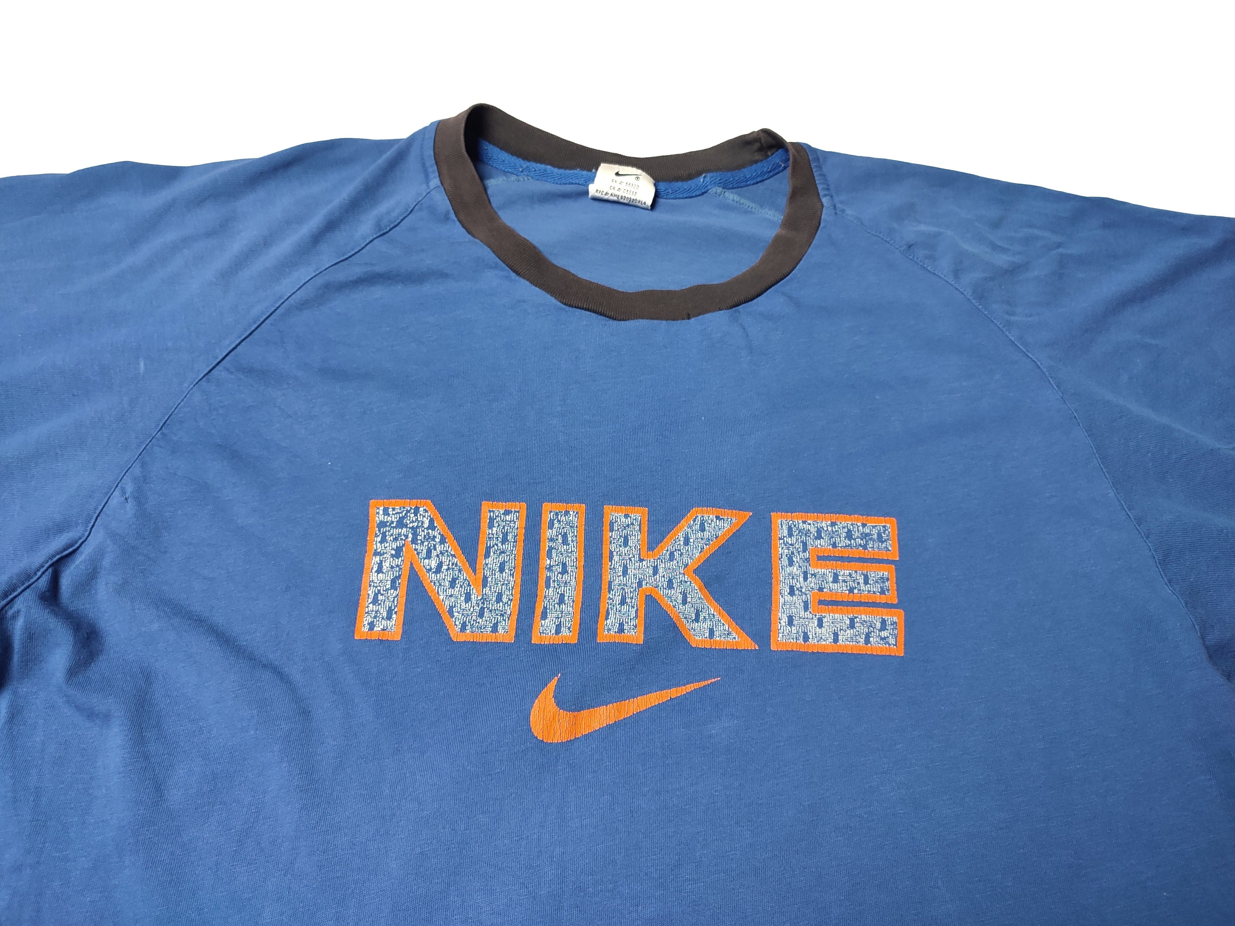 Nike Nike vintage big logo swoosh t shirt Size US L / EU 52-54 / 3 - 3 Thumbnail