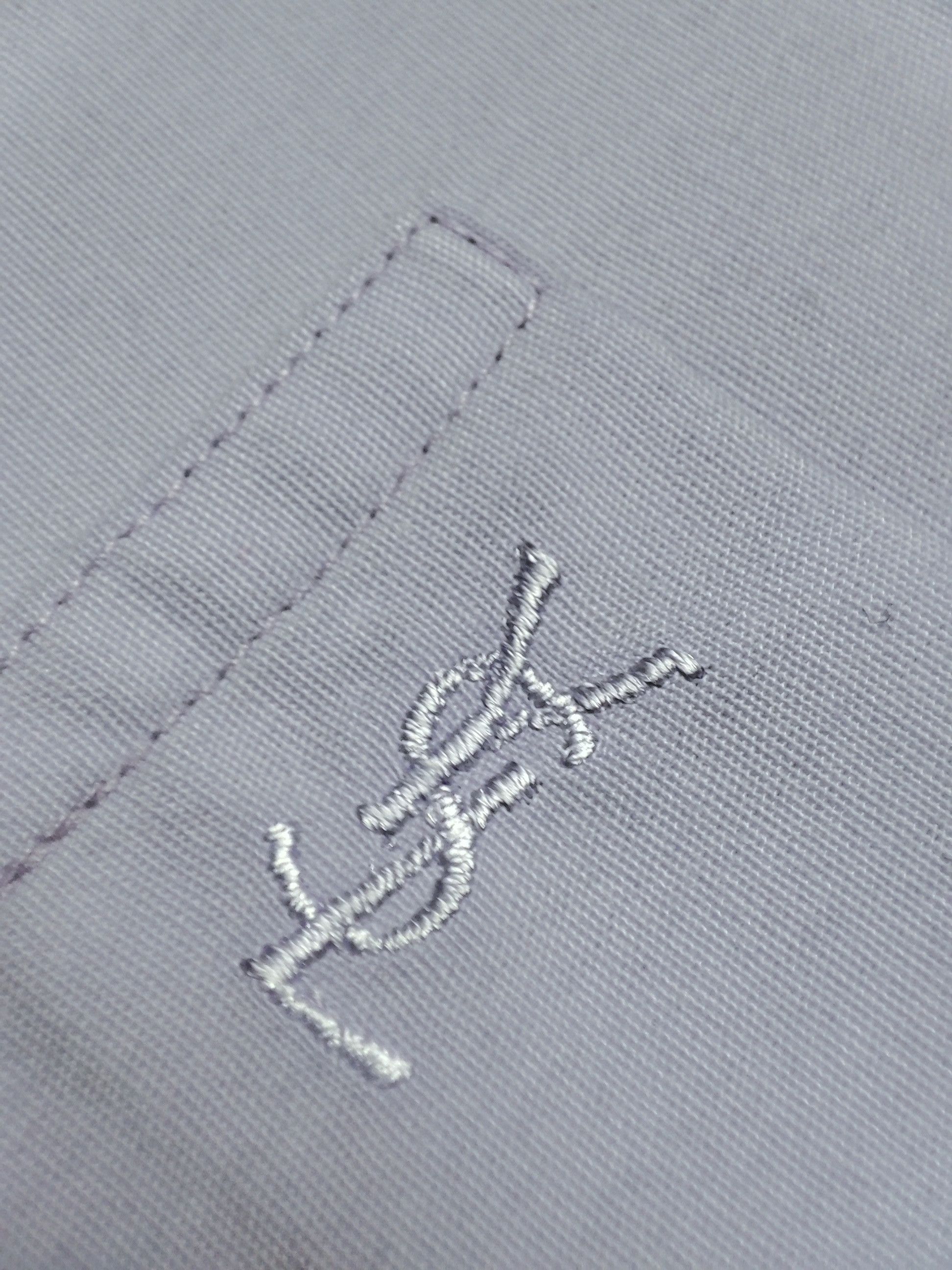 Yves Saint Laurent Vintage YSL purple button shirt Size US XL / EU 56 / 4 - 5 Thumbnail
