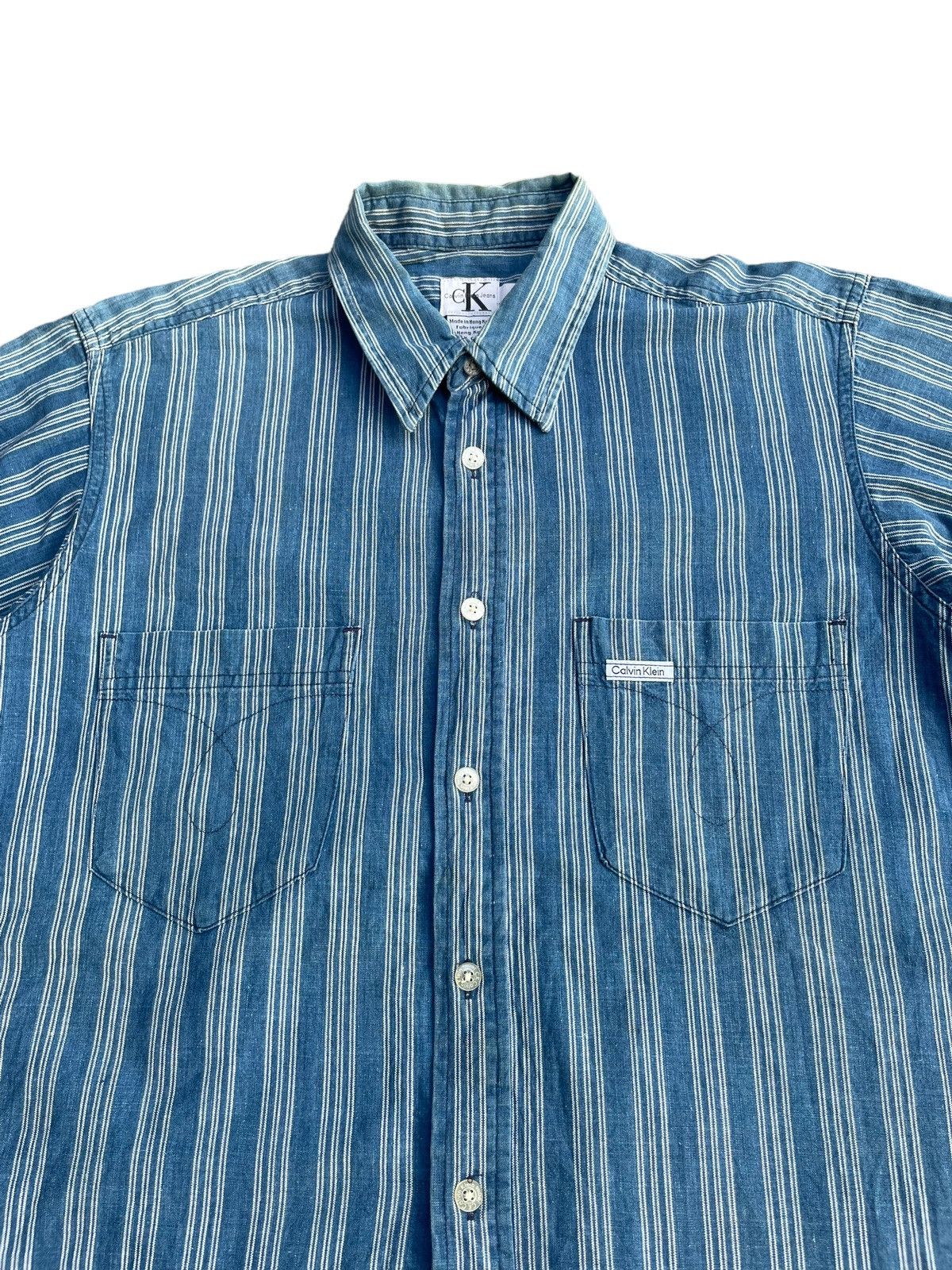 Calvin Klein × Vintage Vintage Calvin Klein Shirt Size US M / EU 48-50 / 2 - 3 Thumbnail