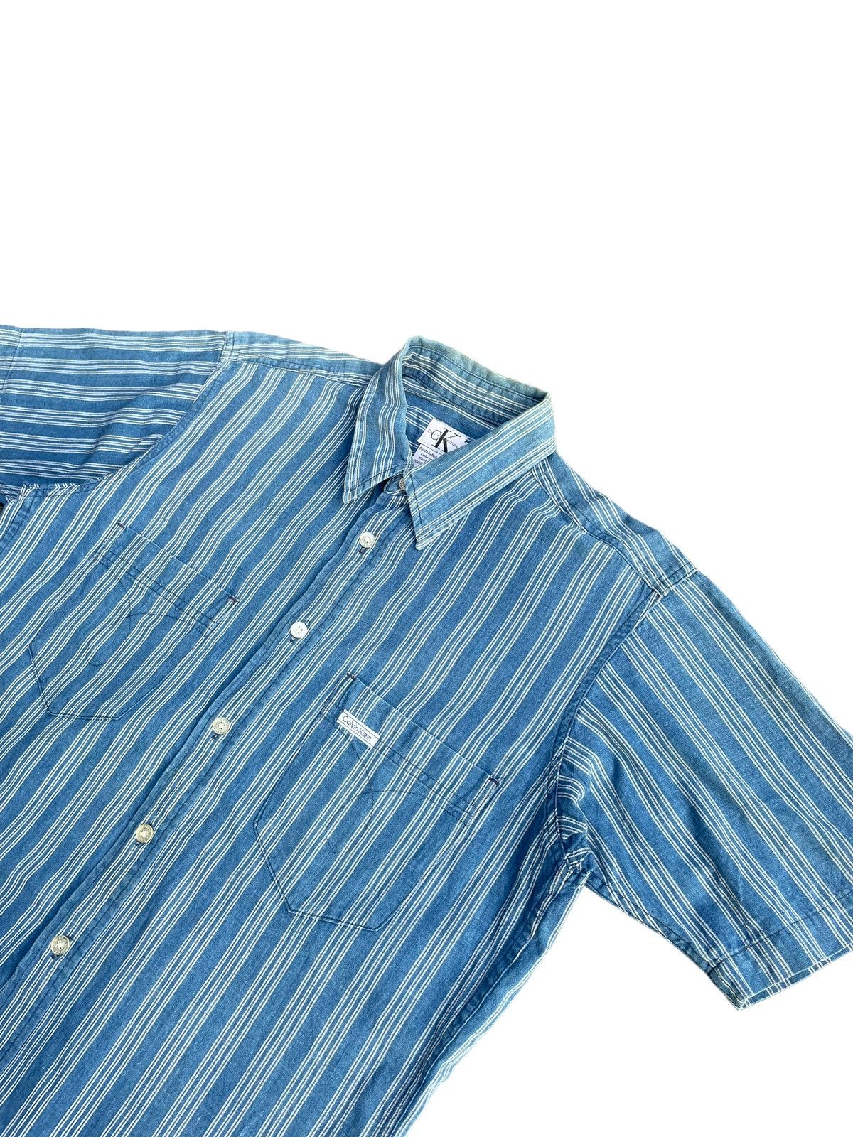Calvin Klein × Vintage Vintage Calvin Klein Shirt Size US M / EU 48-50 / 2 - 2 Thumbnail