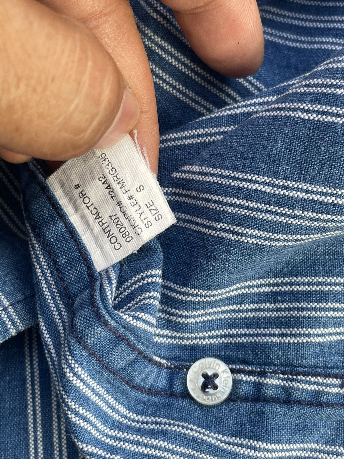 Calvin Klein × Vintage Vintage Calvin Klein Shirt Size US M / EU 48-50 / 2 - 8 Thumbnail