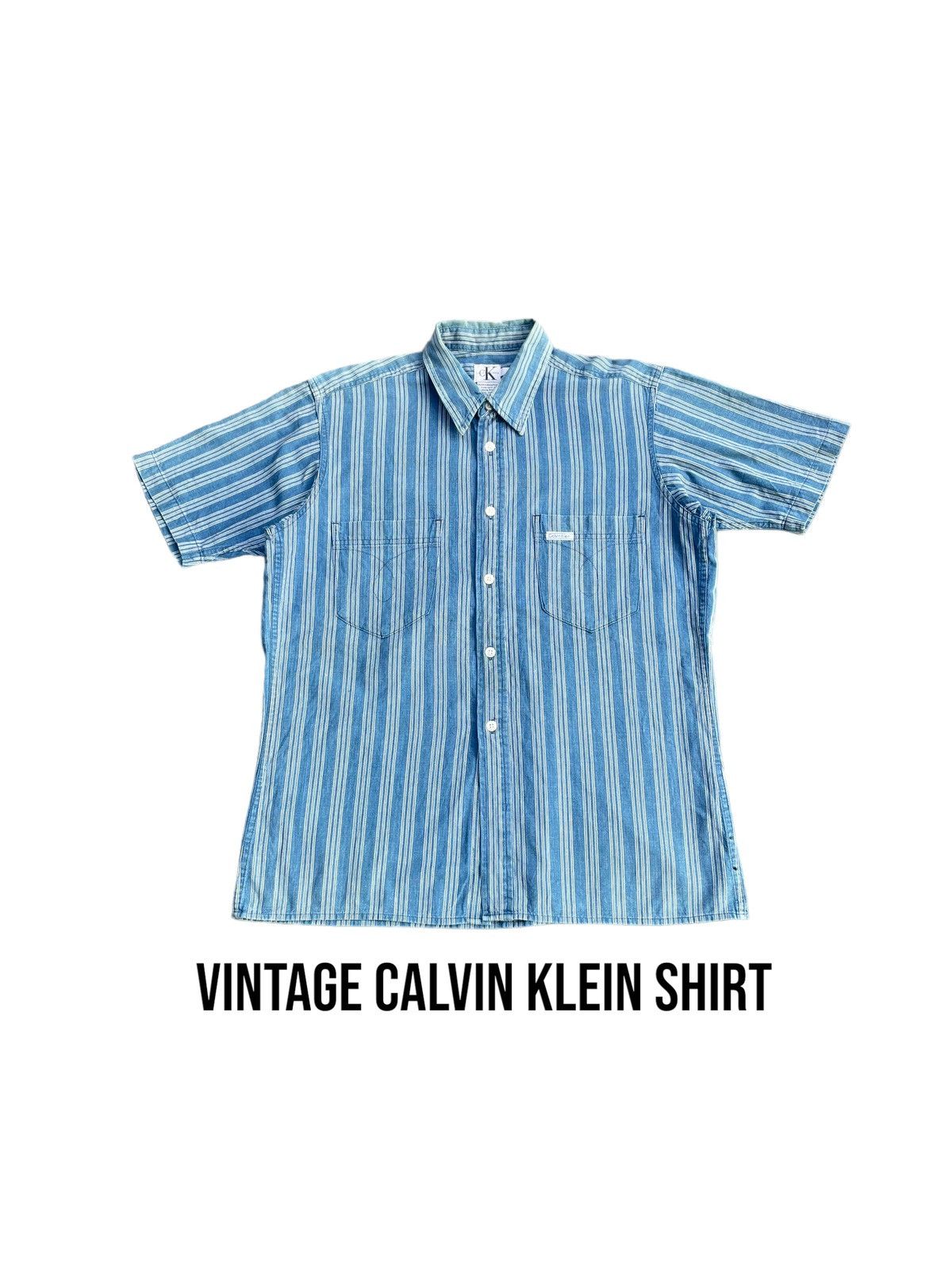 Calvin Klein × Vintage Vintage Calvin Klein Shirt Size US M / EU 48-50 / 2 - 1 Thumbnail