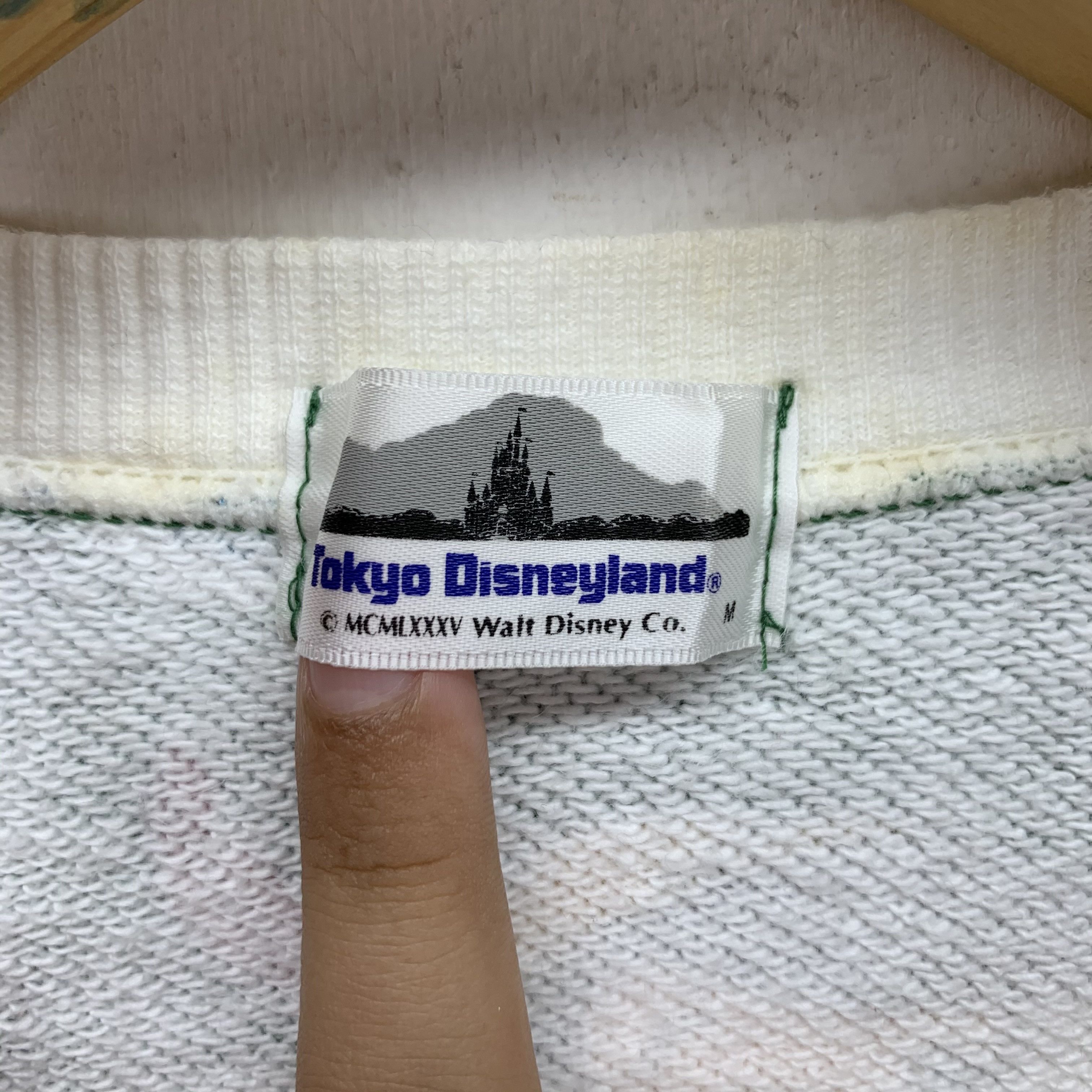 Japanese Brand Tokyo Disneyland Pinocchio Cropped Sweatshirt #2985-112 Size M / US 6-8 / IT 42-44 - 5 Thumbnail