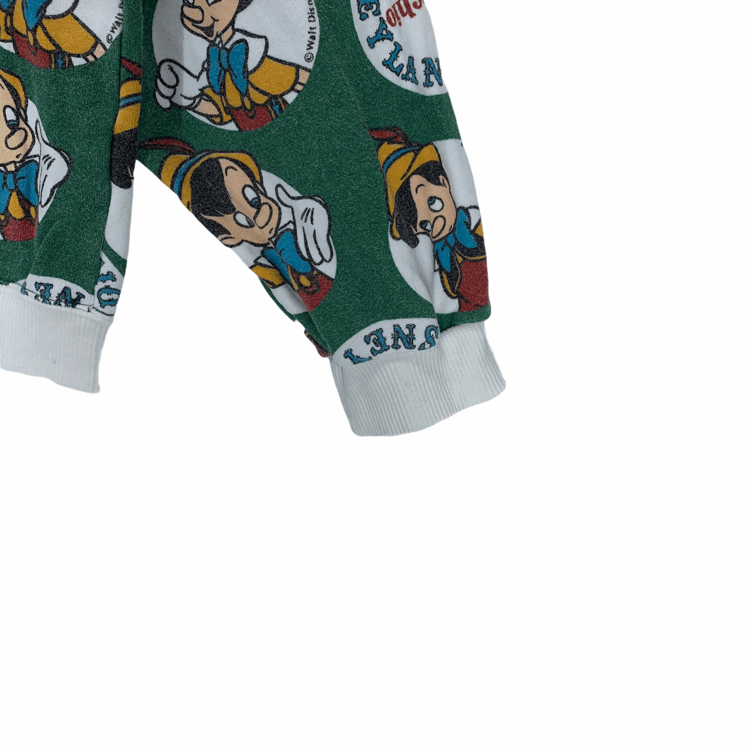 Japanese Brand Tokyo Disneyland Pinocchio Cropped Sweatshirt #2985-112 Size M / US 6-8 / IT 42-44 - 4 Thumbnail