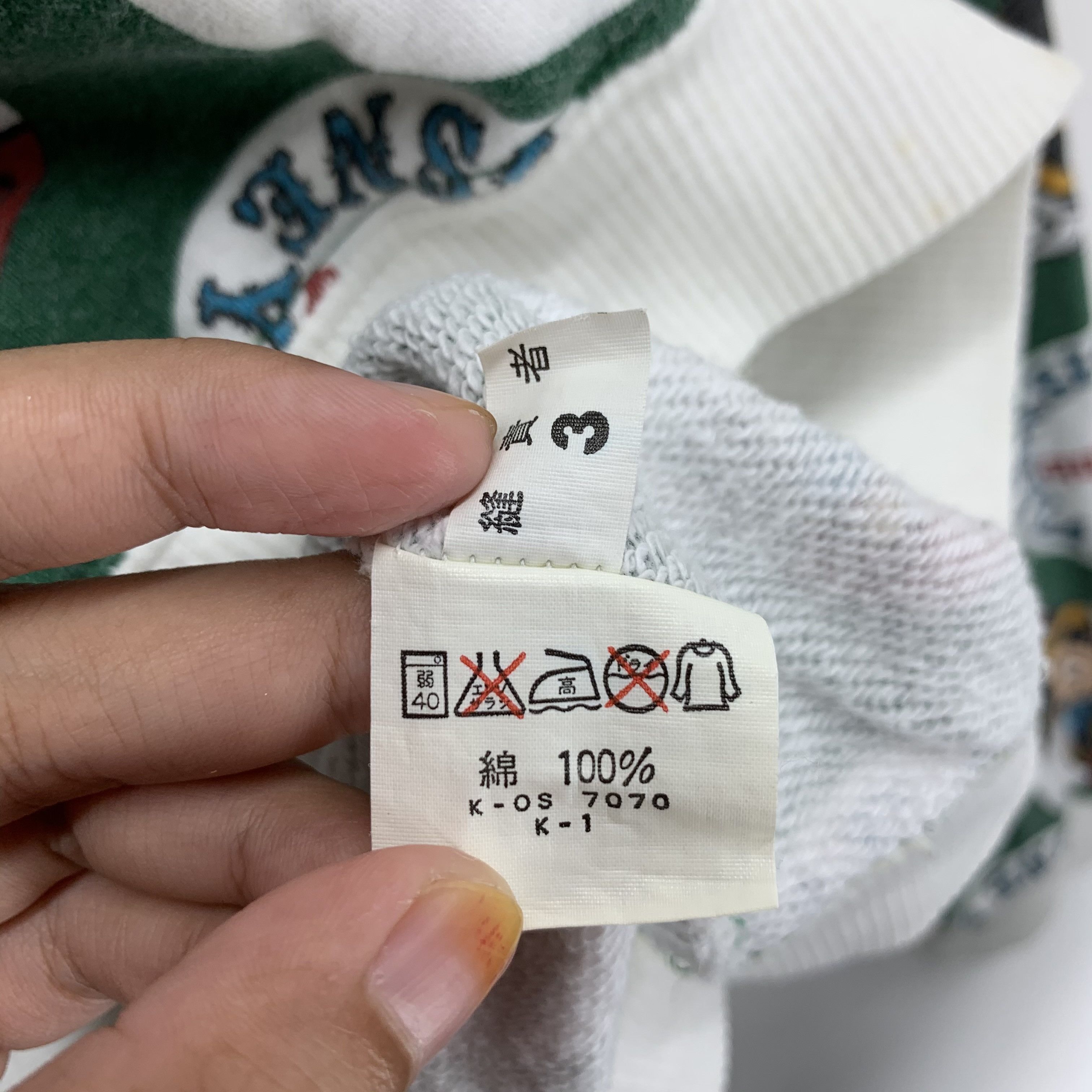 Japanese Brand Tokyo Disneyland Pinocchio Cropped Sweatshirt #2985-112 Size M / US 6-8 / IT 42-44 - 6 Thumbnail