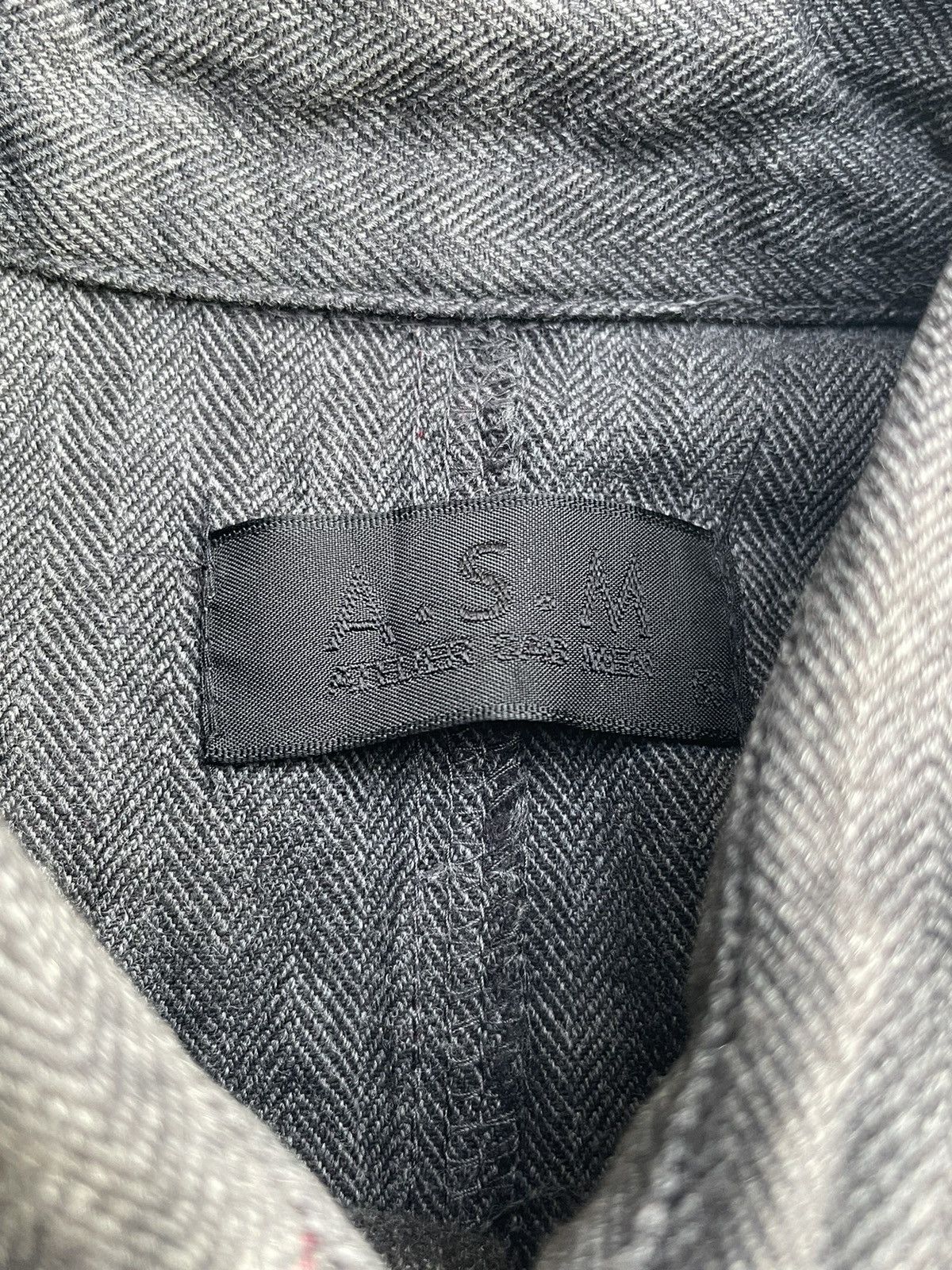 Japanese Brand ASM Herringbone Twill Shirt Size US M / EU 48-50 / 2 - 9 Thumbnail