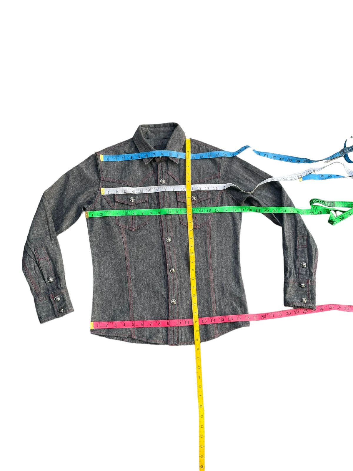 Japanese Brand ASM Herringbone Twill Shirt Size US M / EU 48-50 / 2 - 11 Thumbnail