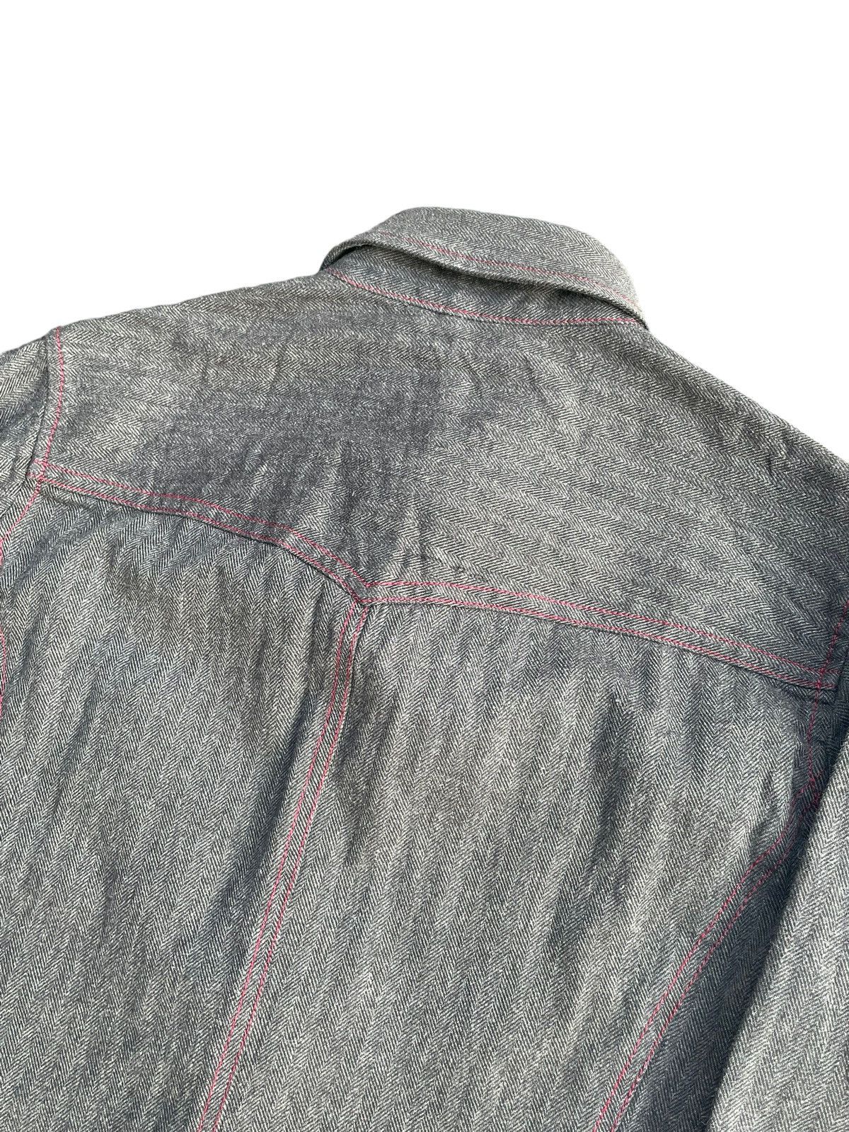Japanese Brand ASM Herringbone Twill Shirt Size US M / EU 48-50 / 2 - 6 Thumbnail