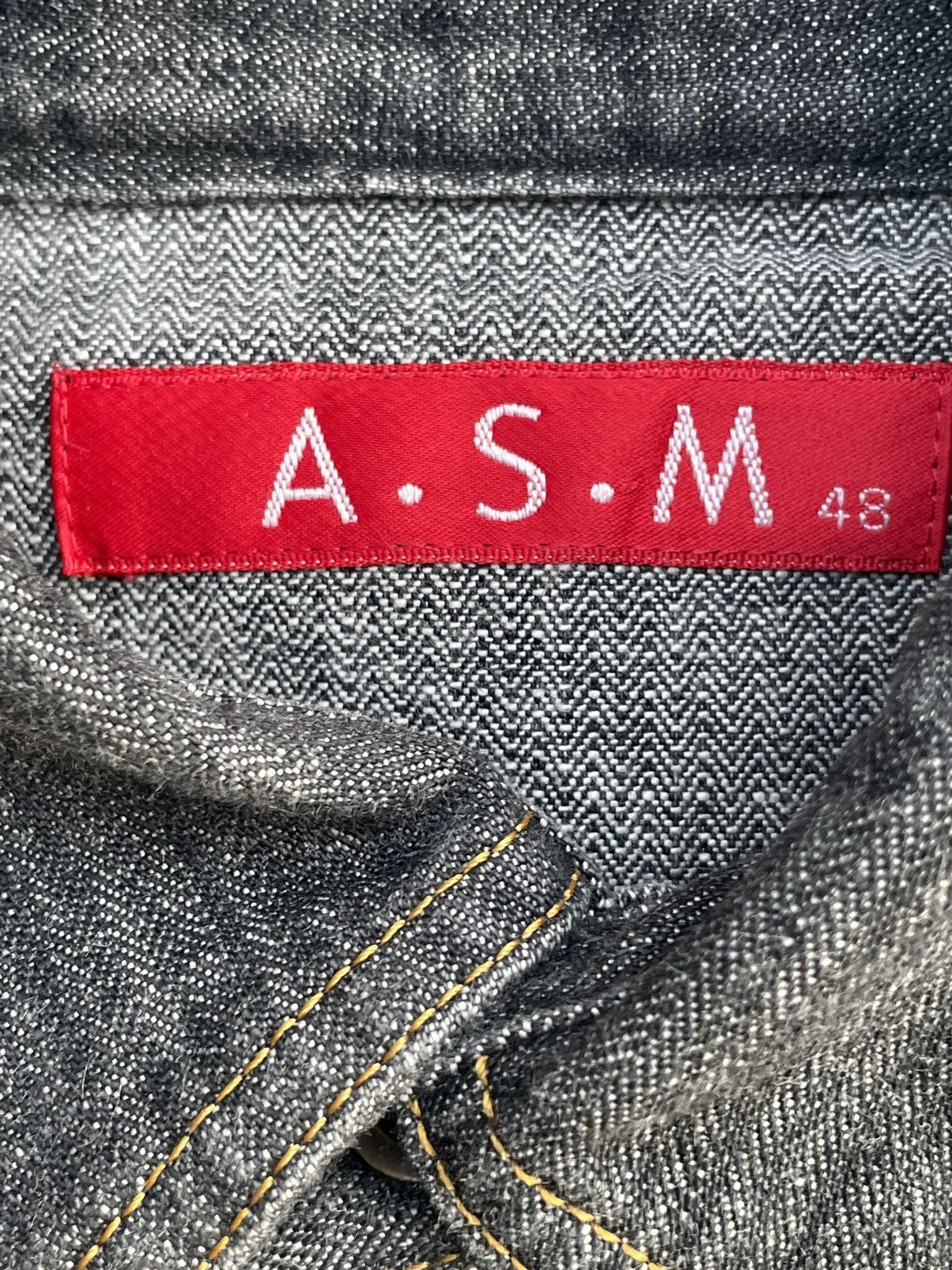Japanese Brand ASM Denim Shirt Size US M / EU 48-50 / 2 - 9 Thumbnail