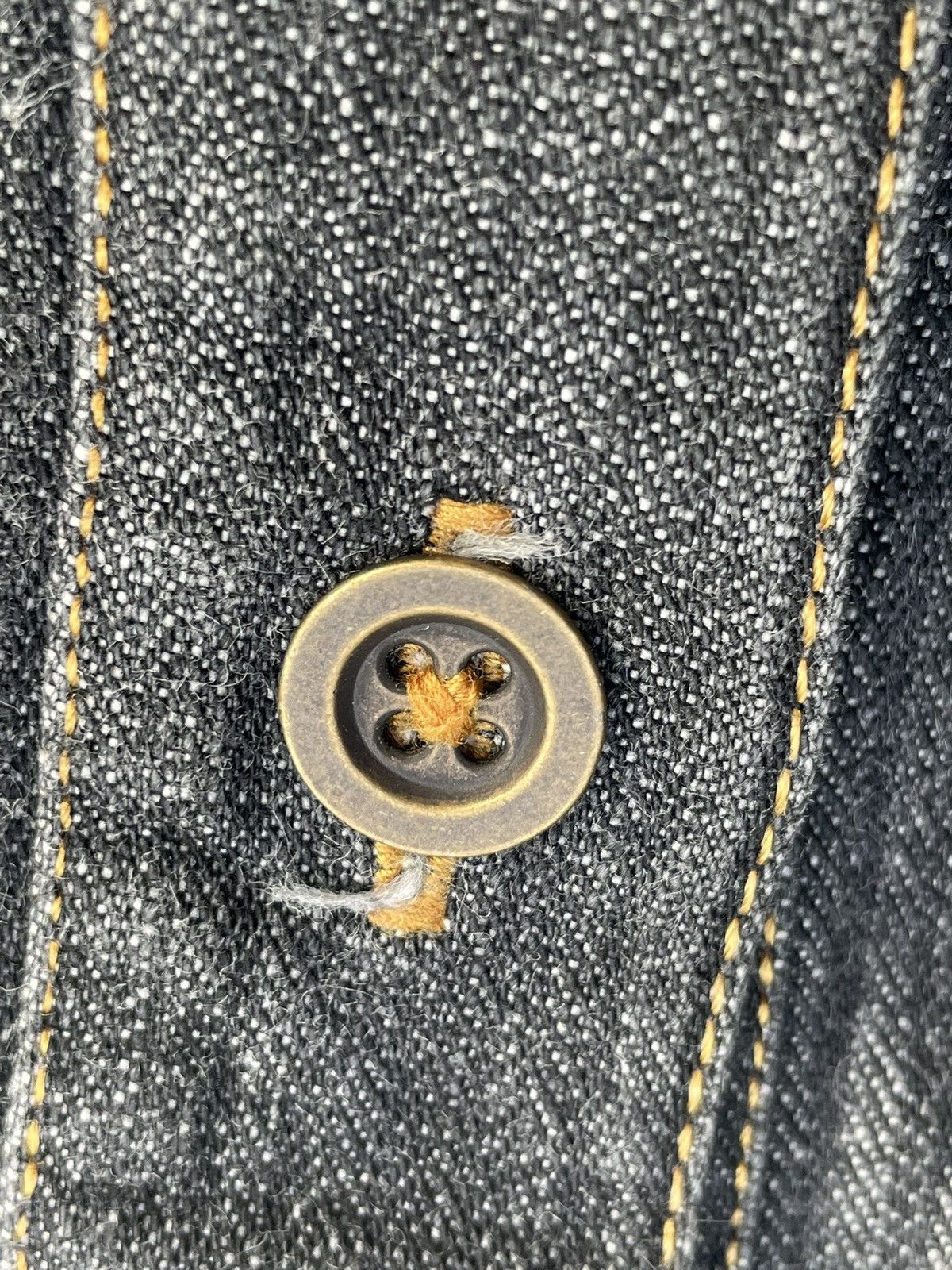 Japanese Brand ASM Denim Shirt Size US M / EU 48-50 / 2 - 10 Thumbnail