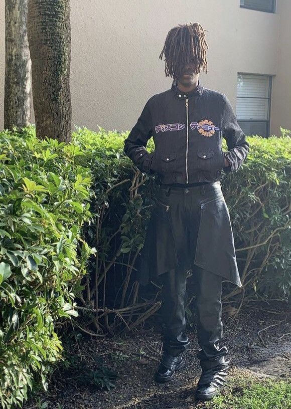 Slumxweirdo “Winged” Leather Pants