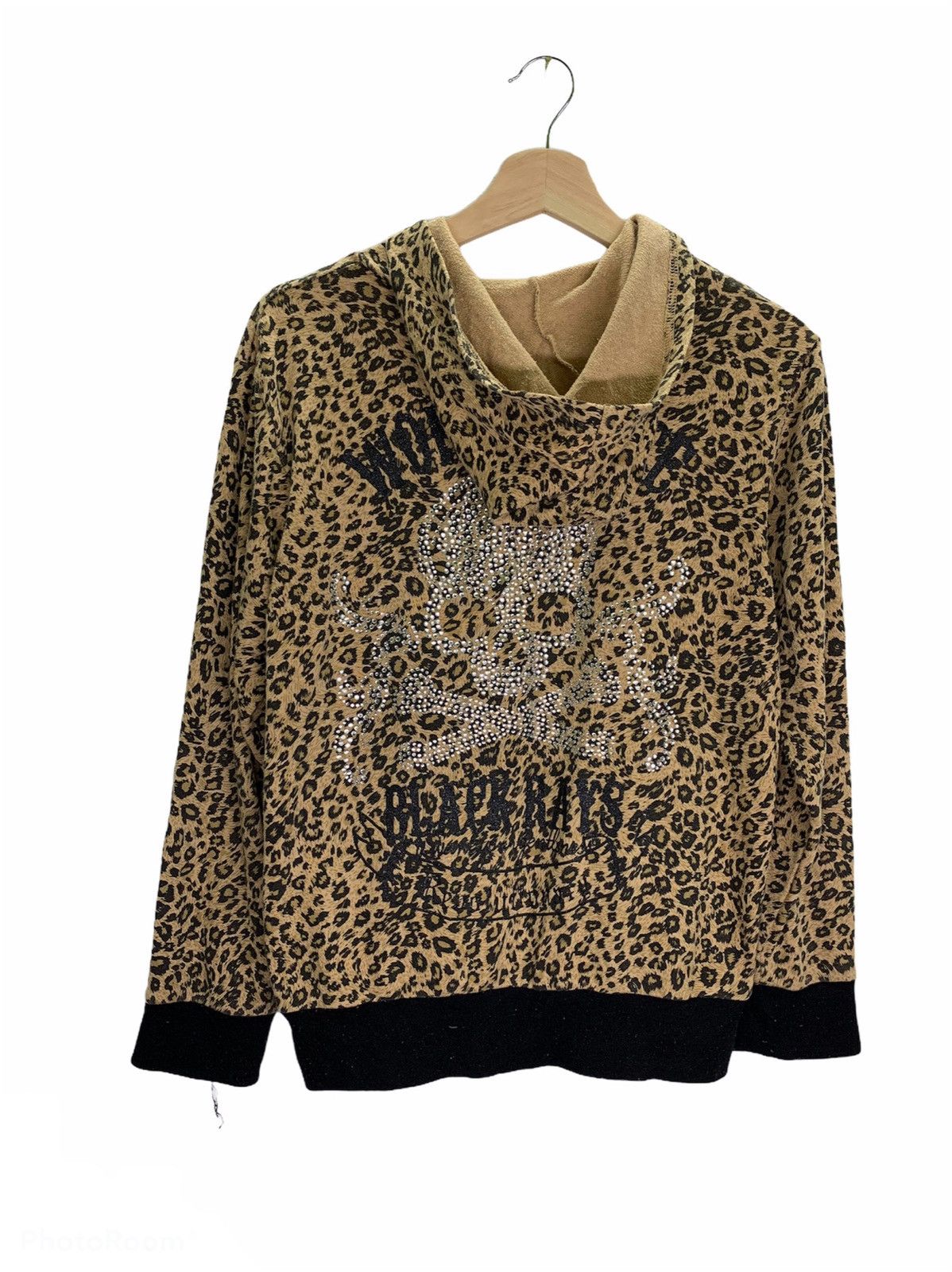 Skulls JapaneseBrand Biebox Skull Leopard Skins Hoodie | Grailed