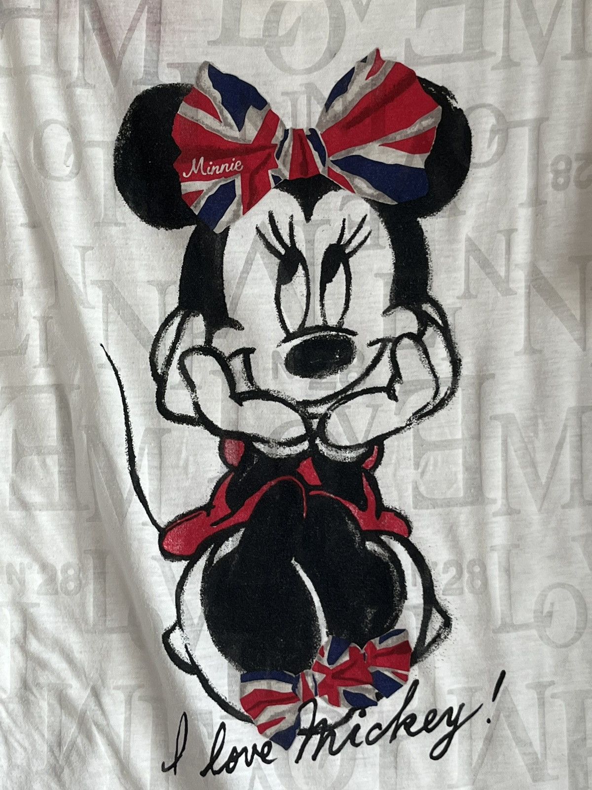 Vintage I love mickey ft72 Size US L / EU 52-54 / 3 - 2 Thumbnail