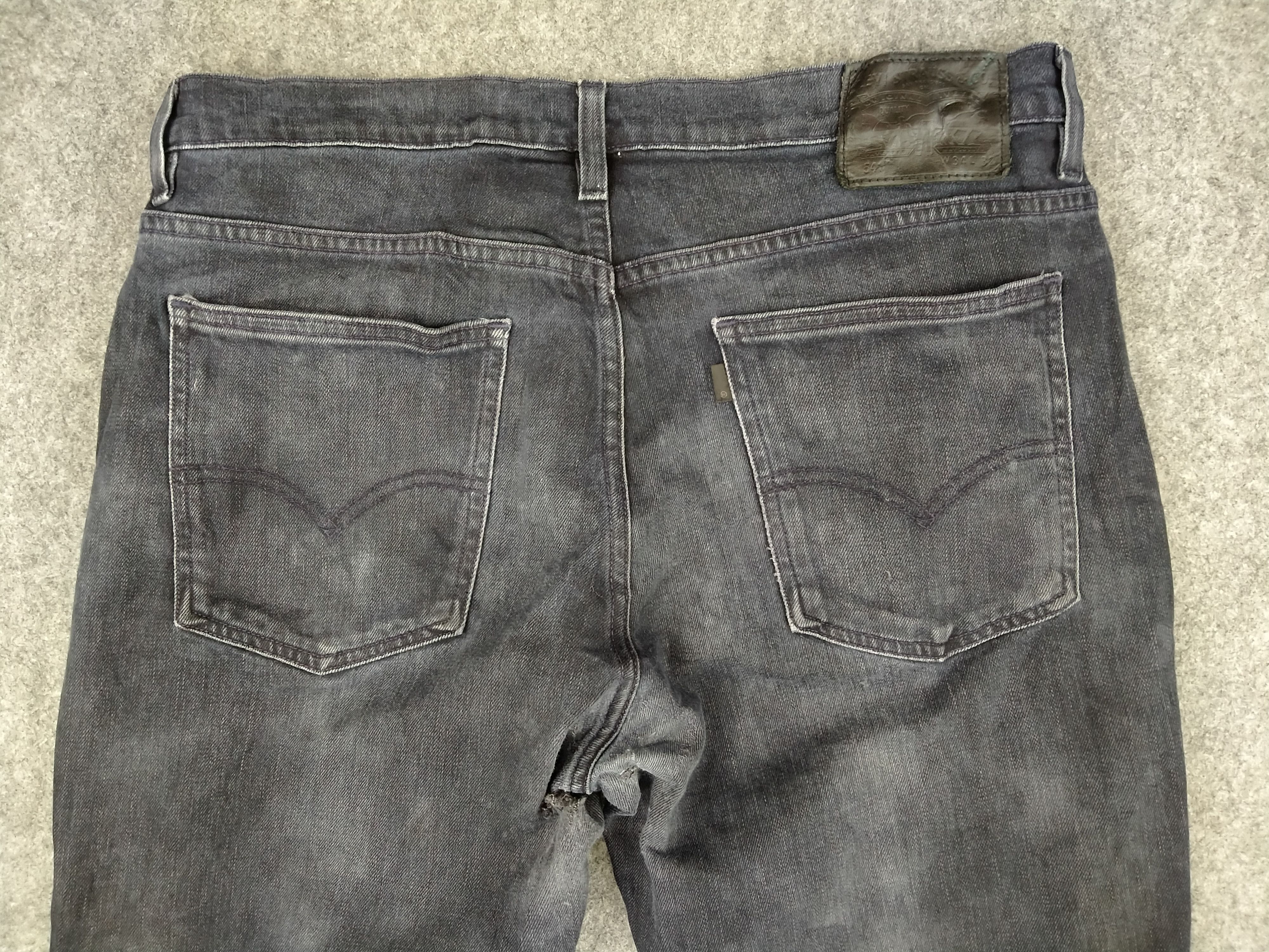 Levi's Black Levi's Jeans 35x30.5 Denim -JN360 Size US 35 - 4 Thumbnail