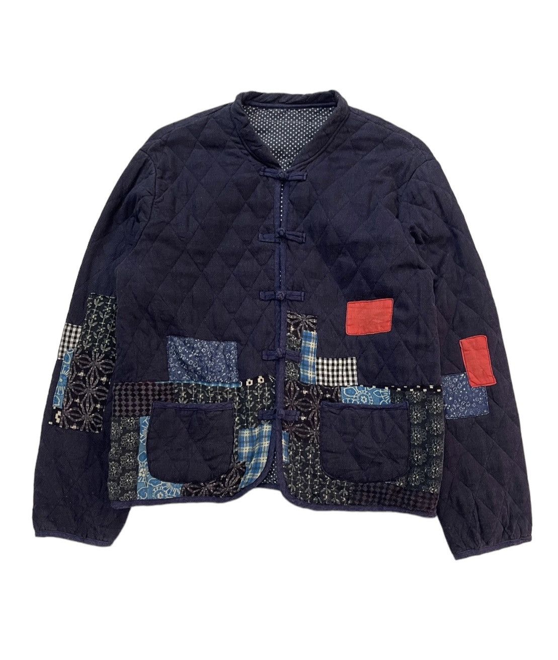 Vintage Sashiko Boro Japan Patchwork Kapital Style Jacket