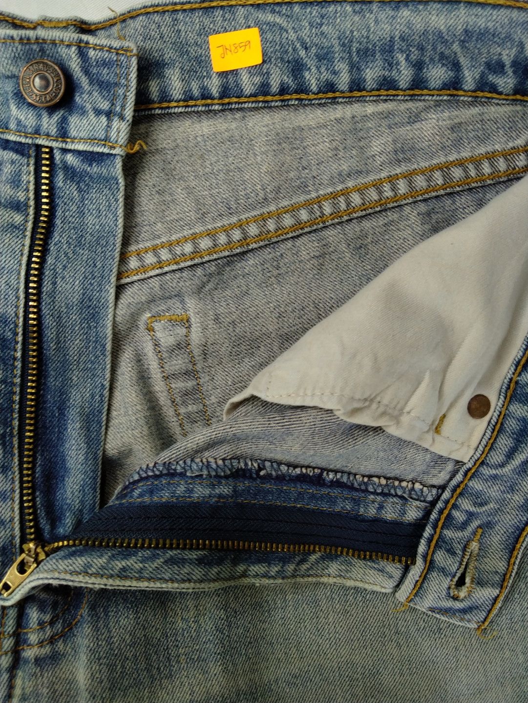 Levi's Light Blue Wash Vintage Levi's 512 34x26.5 Denim -JN859 Size US 34 / EU 50 - 6 Thumbnail