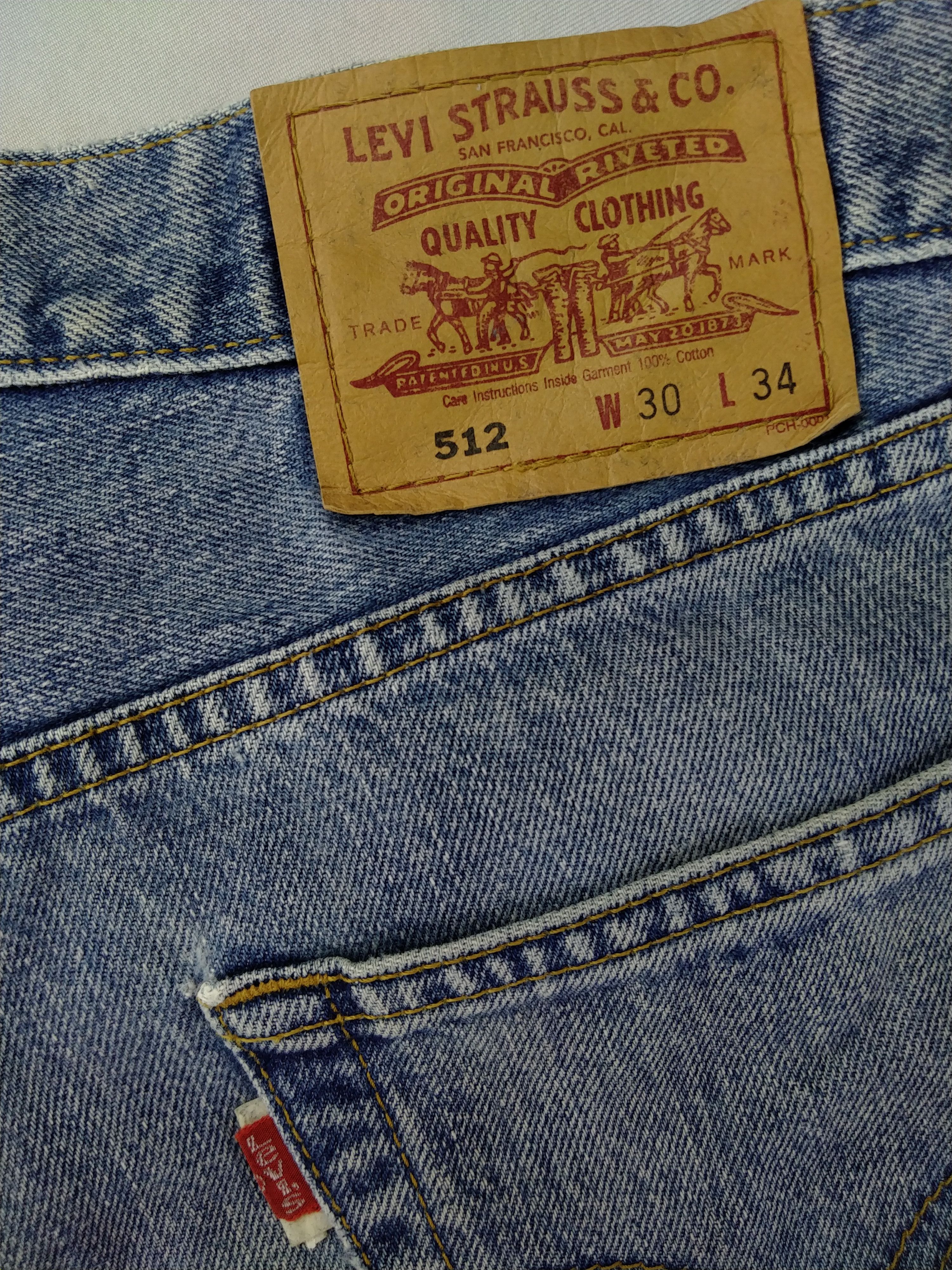 Levi's Light Wash Vintage Levi's 512 Jeans 30x29 Denim -JN919 Size US 30 / EU 46 - 9 Thumbnail