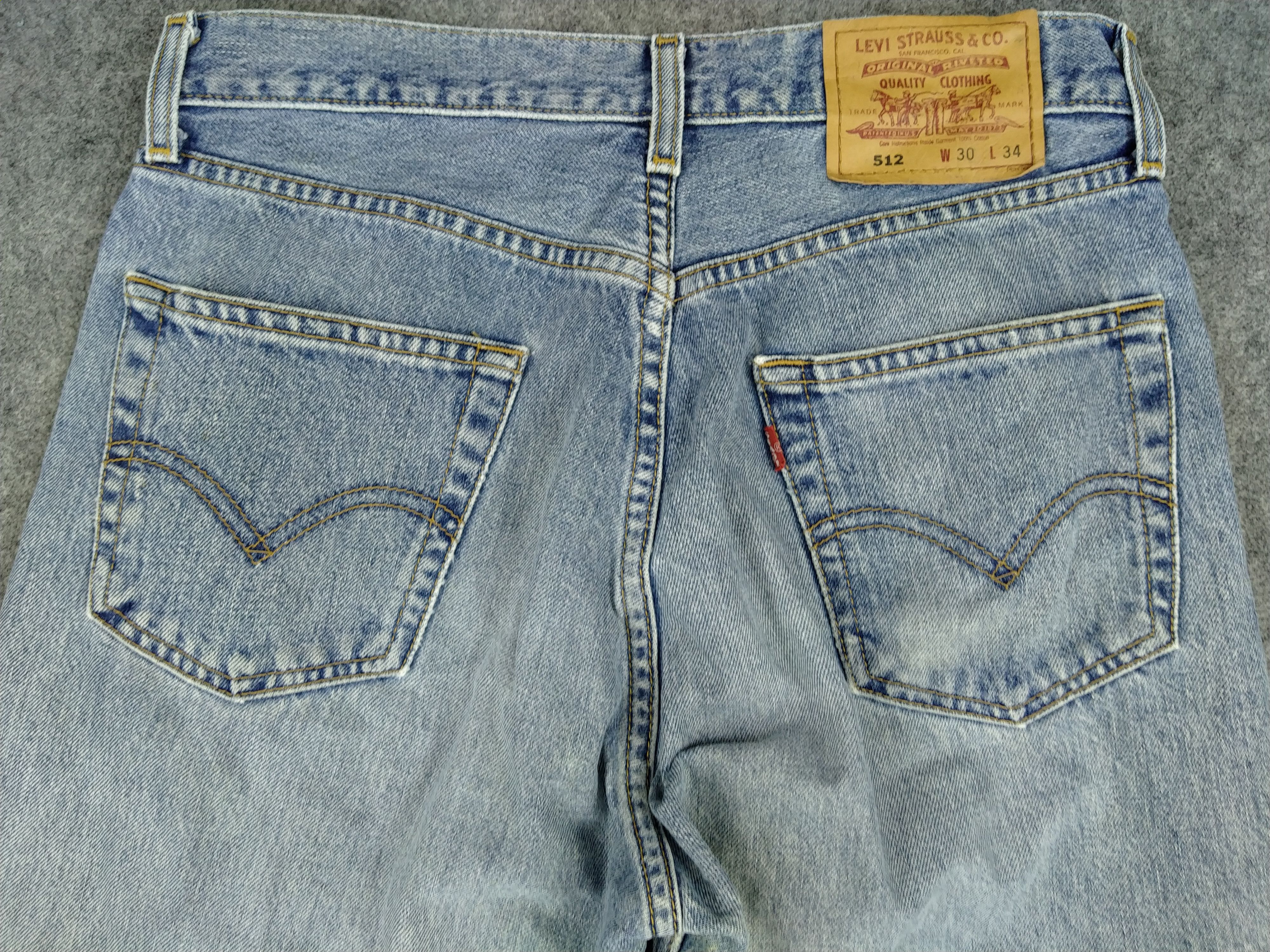 Levi's Light Wash Vintage Levi's 512 Jeans 30x29 Denim -JN919 Size US 30 / EU 46 - 4 Thumbnail