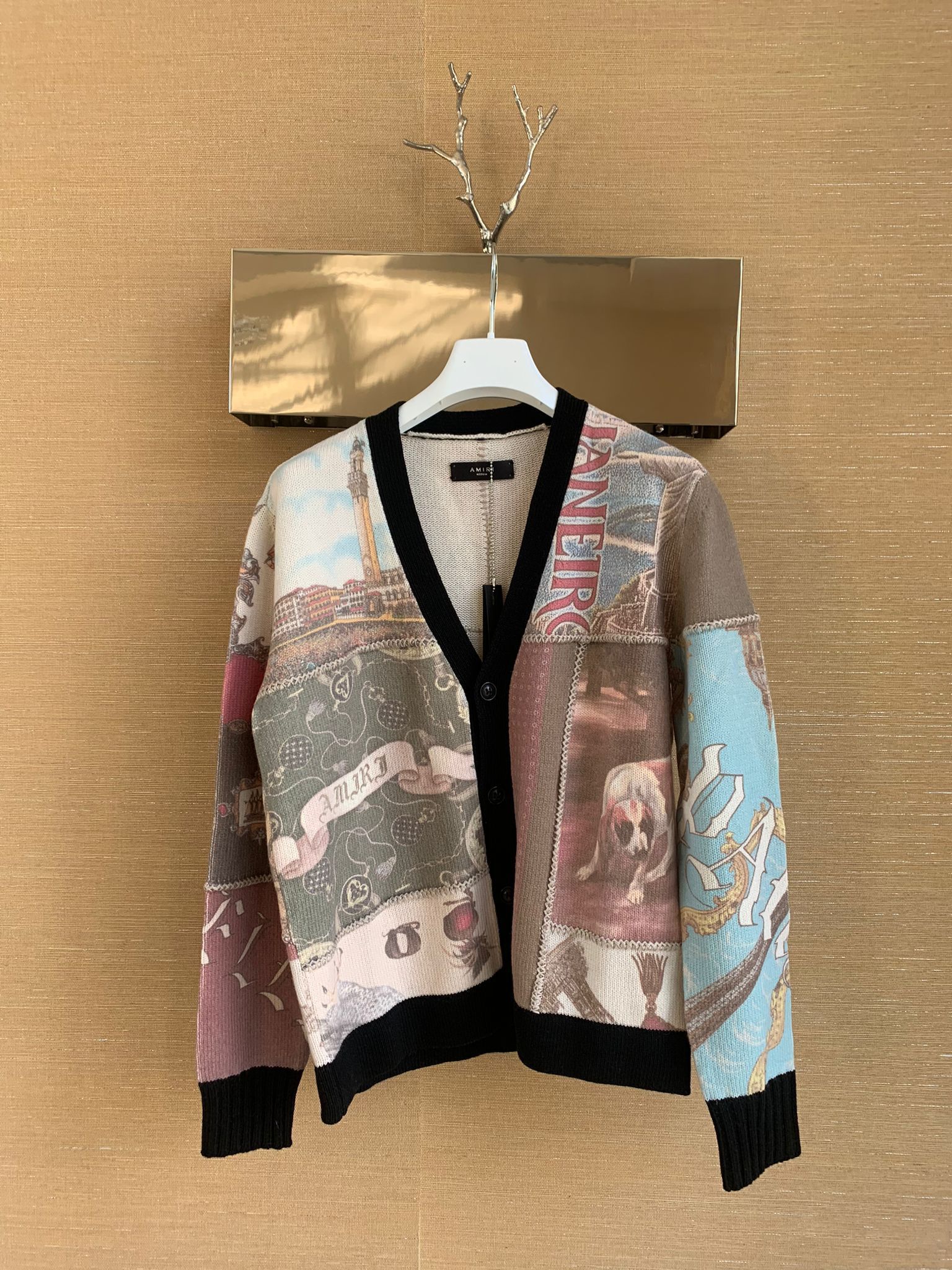 Amiri Souvenir Patchwork Hoodie in Multicolor Size US M / EU 48-50 / 2 - 3 Thumbnail