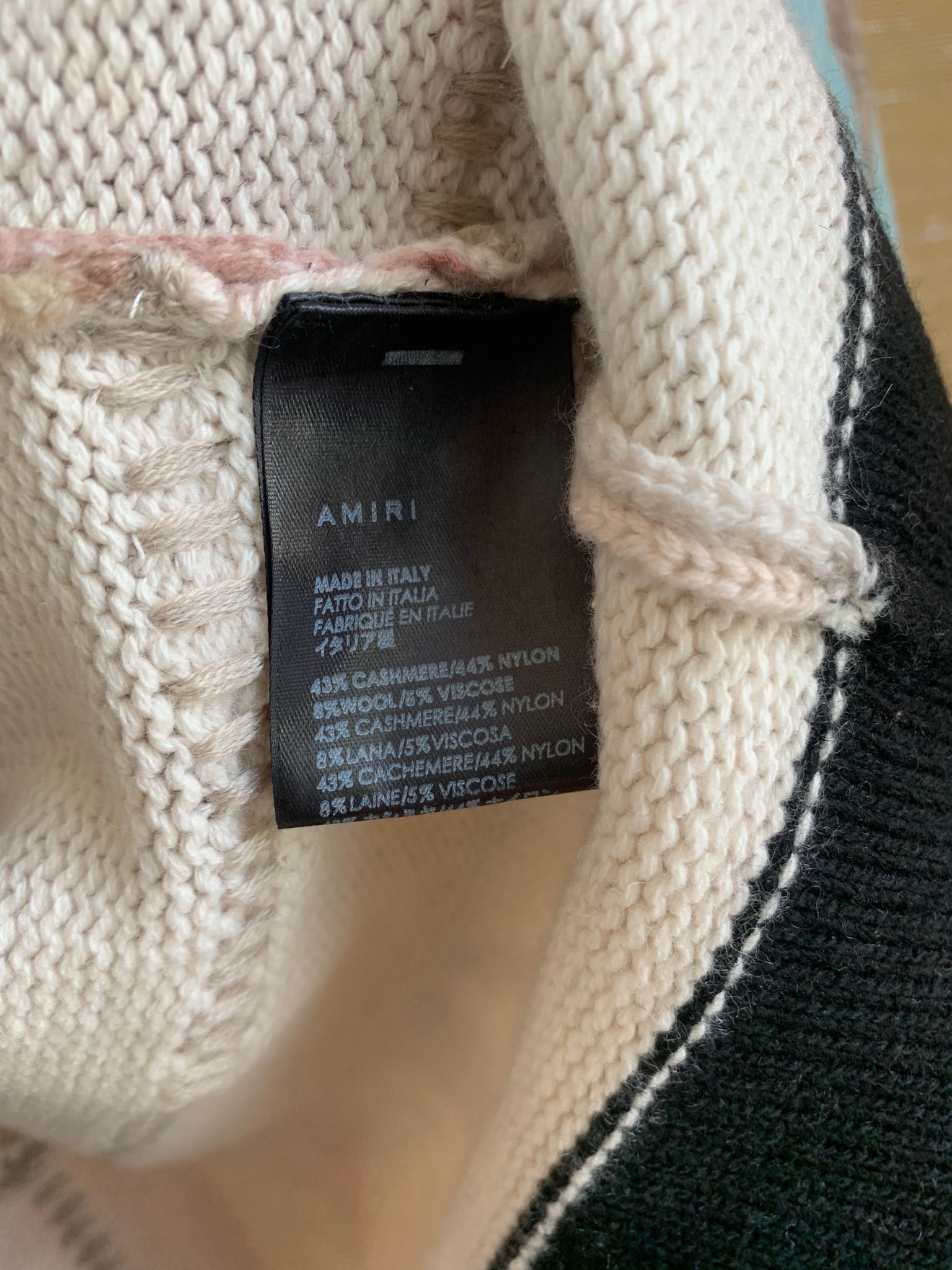 Amiri Souvenir Patchwork Hoodie in Multicolor Size US M / EU 48-50 / 2 - 12 Thumbnail