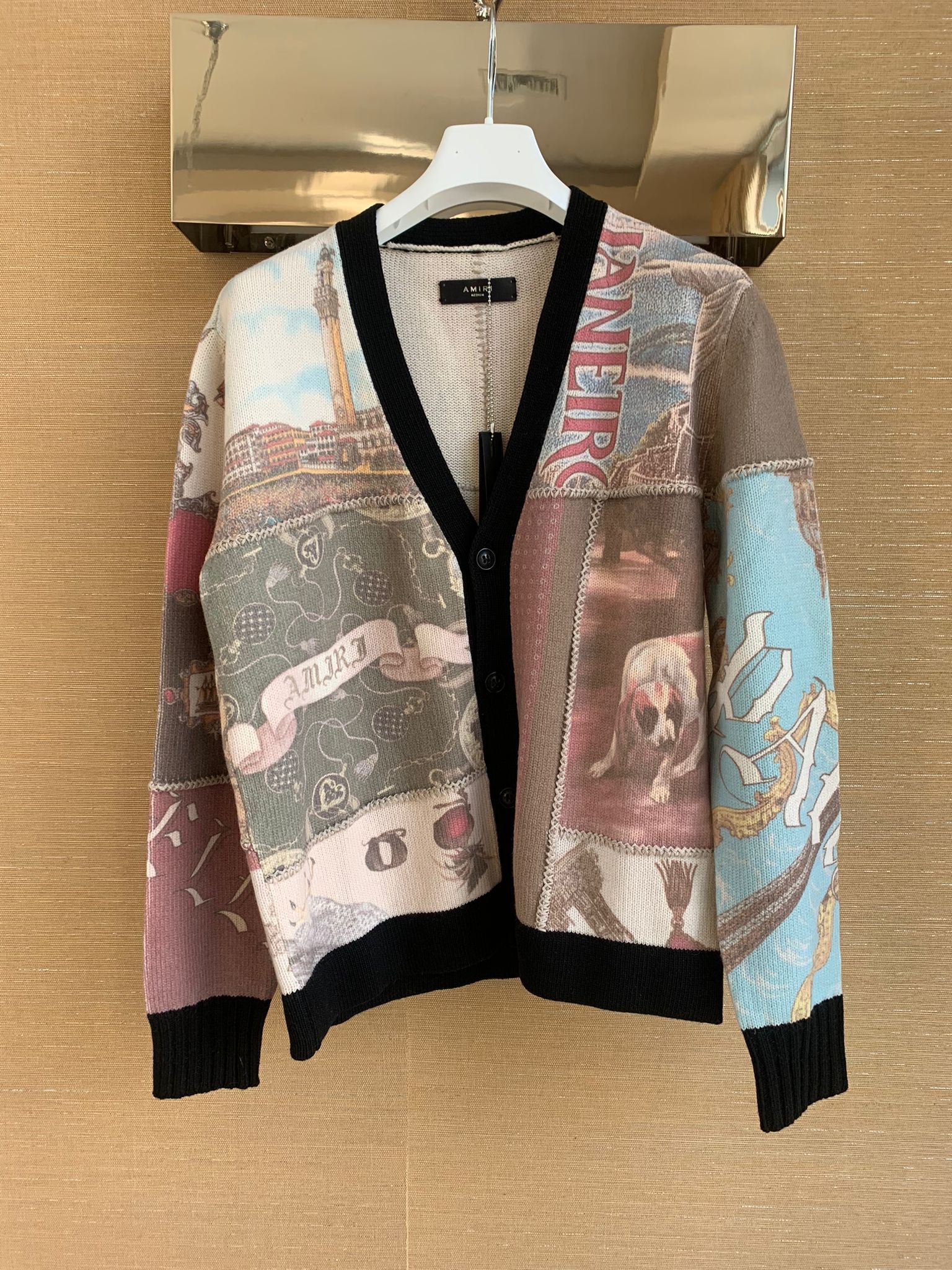 Amiri Souvenir Patchwork Hoodie in Multicolor Size US M / EU 48-50 / 2 - 2 Thumbnail