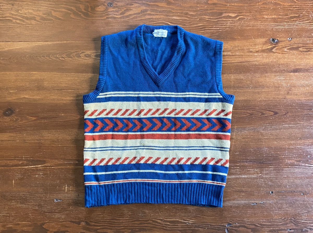 Vintage Vintage 70’s Kmart Pullover Knit Sweater Vest Grailed