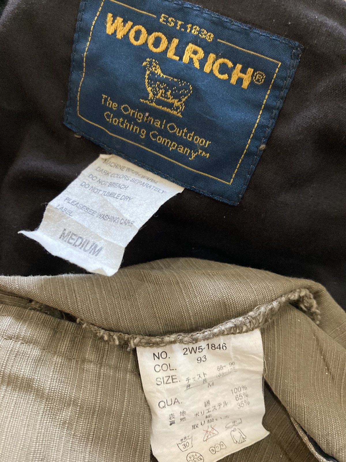 Woolrich Woolen Mills WOOLRICH TACTICAL SLEEVELESS JACKET Size US M / EU 48-50 / 2 - 8 Thumbnail