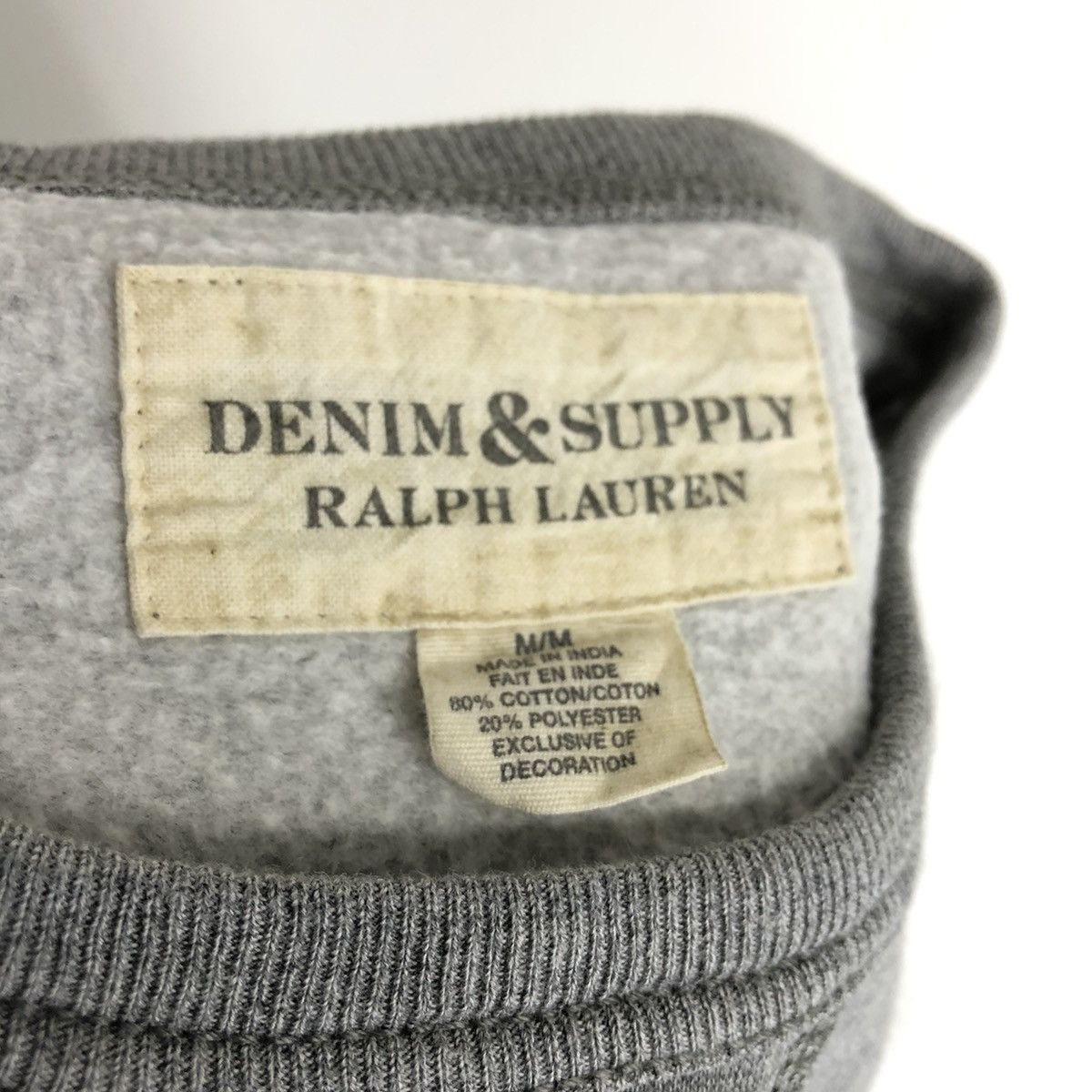 Denim & Supply Ralph Lauren × RRL Ralph Lauren × Ralph Lauren Ralph Lauren Sweatshirt Crewneck Size US M / EU 48-50 / 2 - 7 Thumbnail