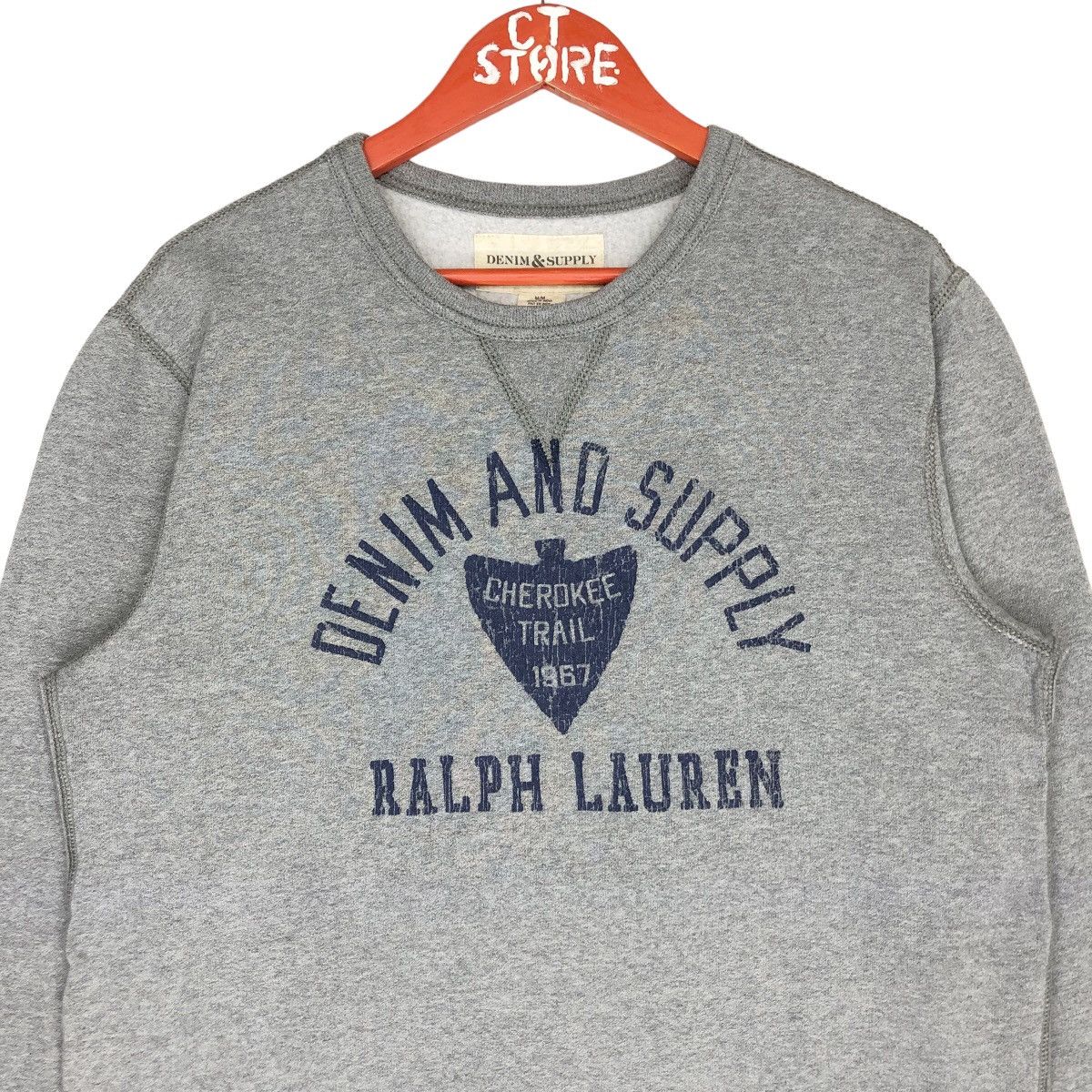 Denim & Supply Ralph Lauren × RRL Ralph Lauren × Ralph Lauren Ralph Lauren Sweatshirt Crewneck Size US M / EU 48-50 / 2 - 3 Thumbnail