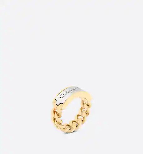 Dior CHRISTIAN DIOR COUTURE CHAIN LINK RING | Grailed