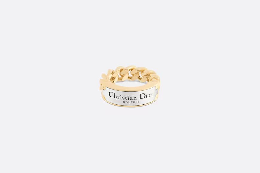 指輪・リング Dior Italic Chain Link Ring Dior CHRISTIAN DIOR COUTURE CHAIN LINK RING | Grailed