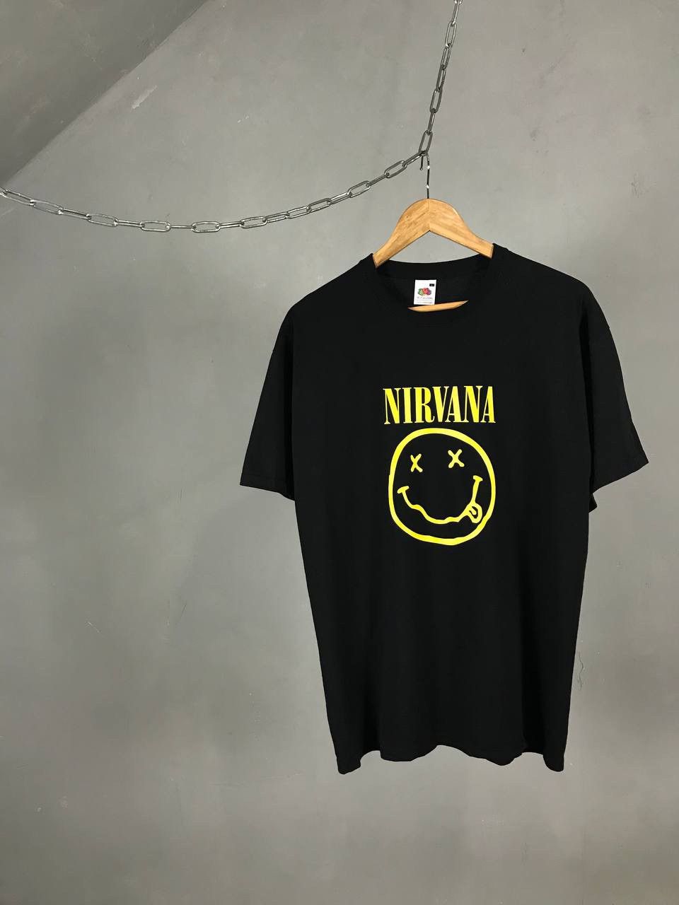 Band Tees × Nirvana × Vintage Nirvana smile vintage rock band tee Size US L / EU 52-54 / 3 - 1 Thumbnail