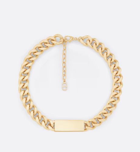 CHRISTIAN DIOR COUTURE CHAIN LINK NECKLACE