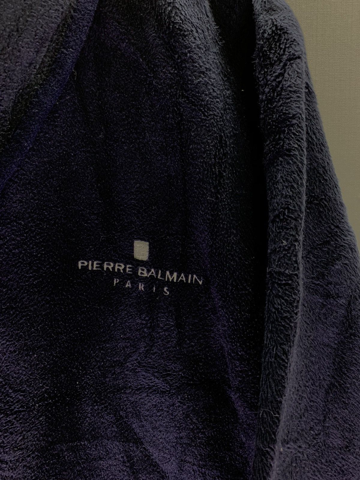 Pierre Balmain Vintage Pierre Balmain Fleece Cardigan Jacket Size US L / EU 52-54 / 3 - 3 Thumbnail