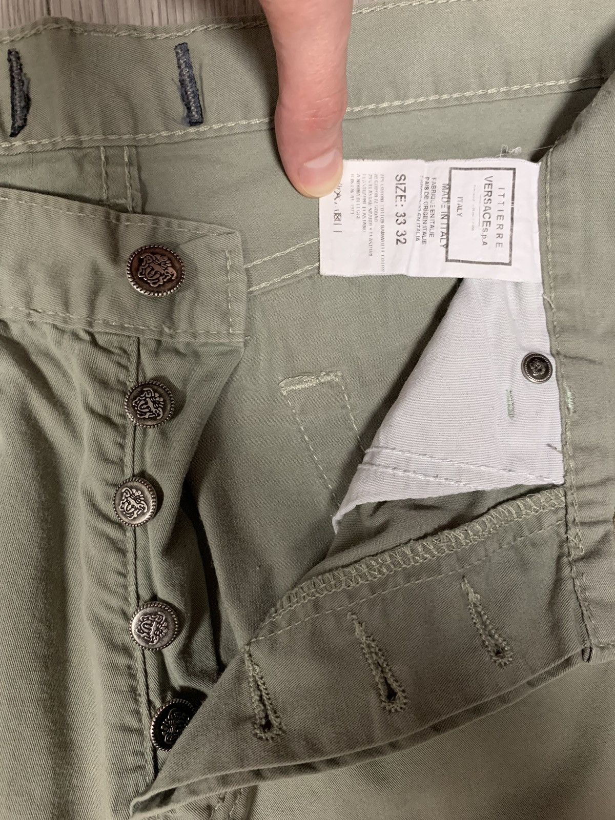 Versace Versace jeans couture pants Vintage made in Italy Size US 33 - 4 Thumbnail