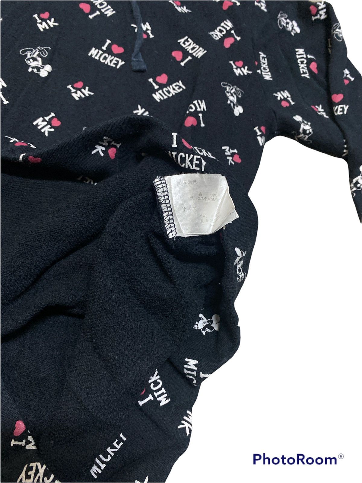 Disney × Mickey Mouse Full Print I ❤️ Mickey Hoodie Size US M / EU 48-50 / 2 - 4 Thumbnail