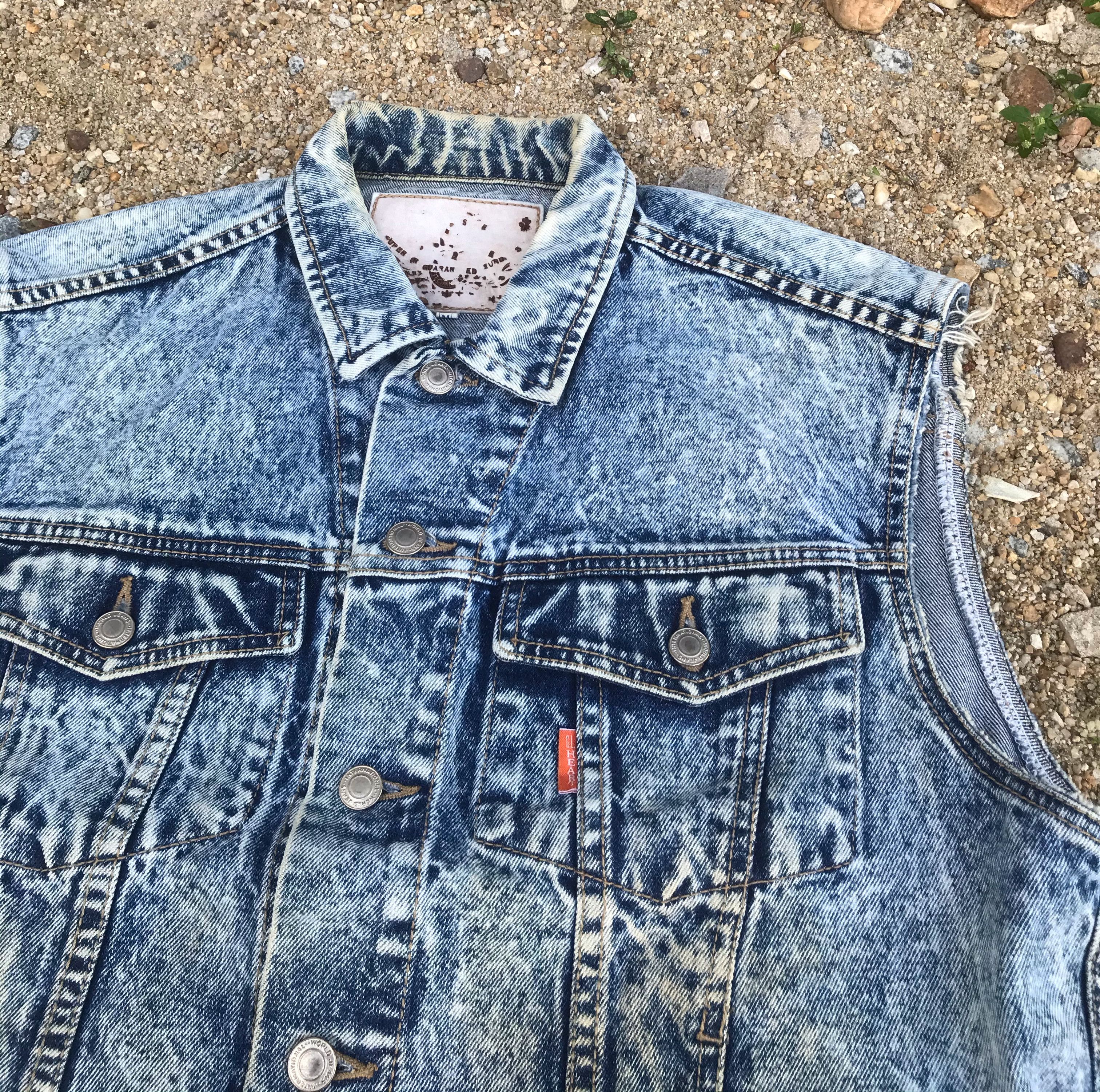Vintage Vintage denim jacket Size US M / EU 48-50 / 2 - 2 Thumbnail