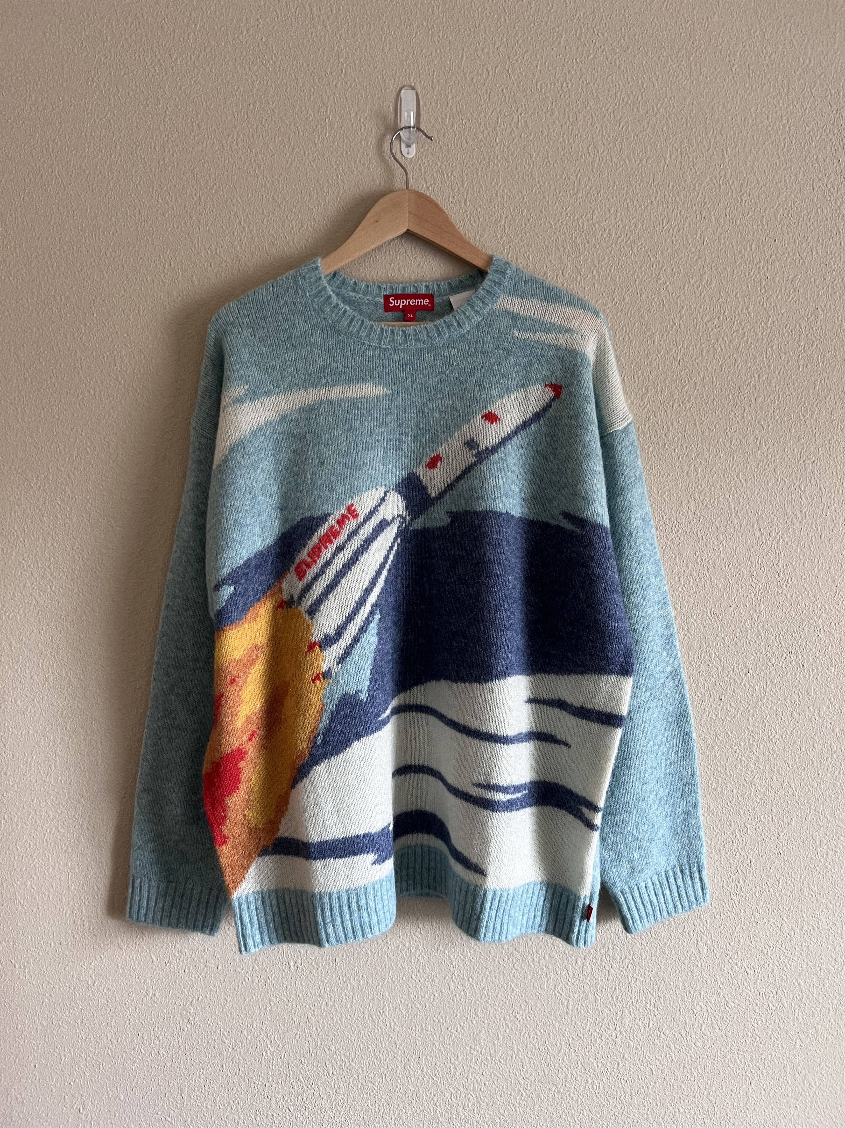 Supreme Supreme Rocket Sweater in Blue Size US XL / EU 56 / 4 - 1 Thumbnail