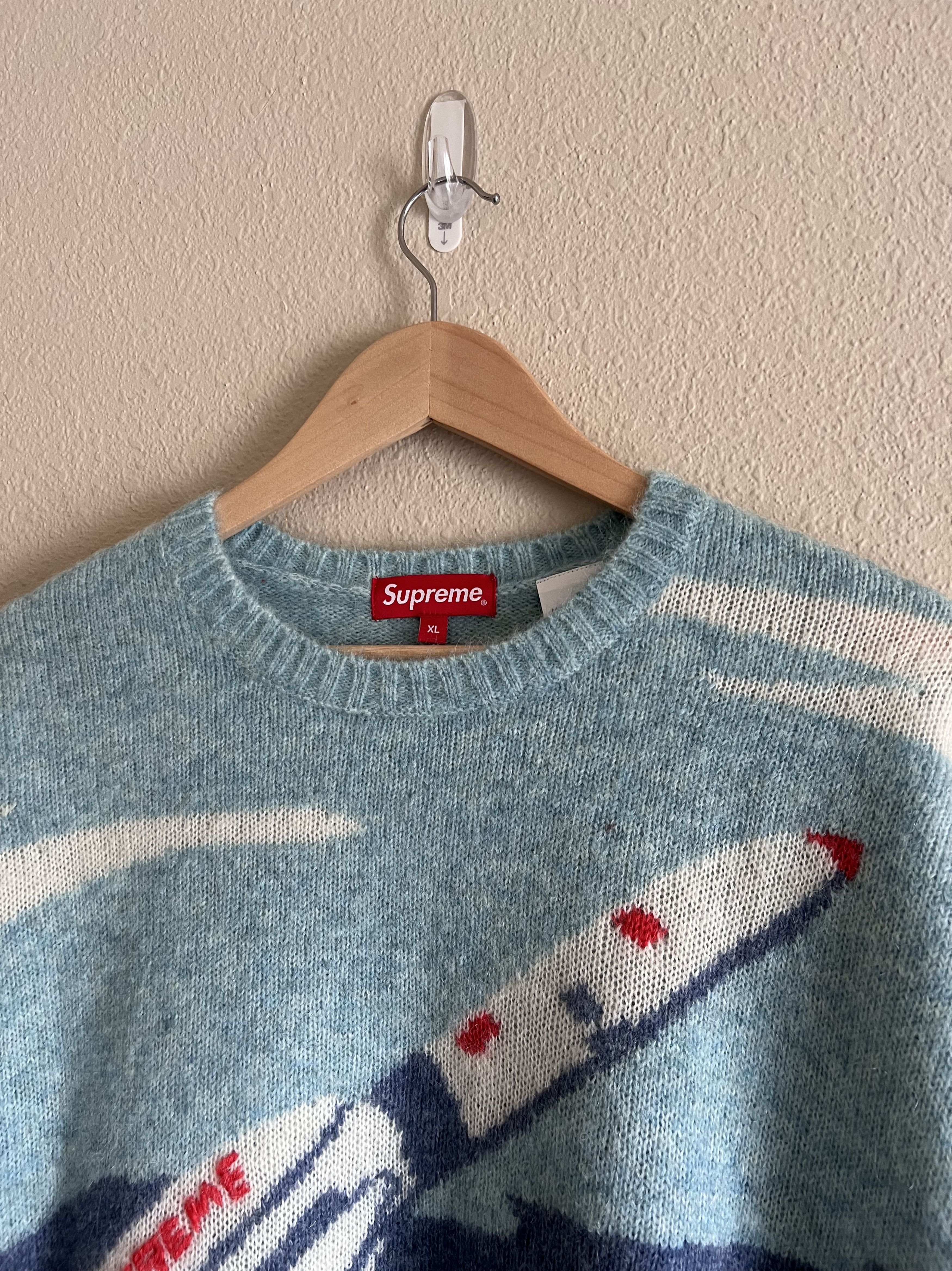 Supreme Supreme Rocket Sweater in Blue | Grailed