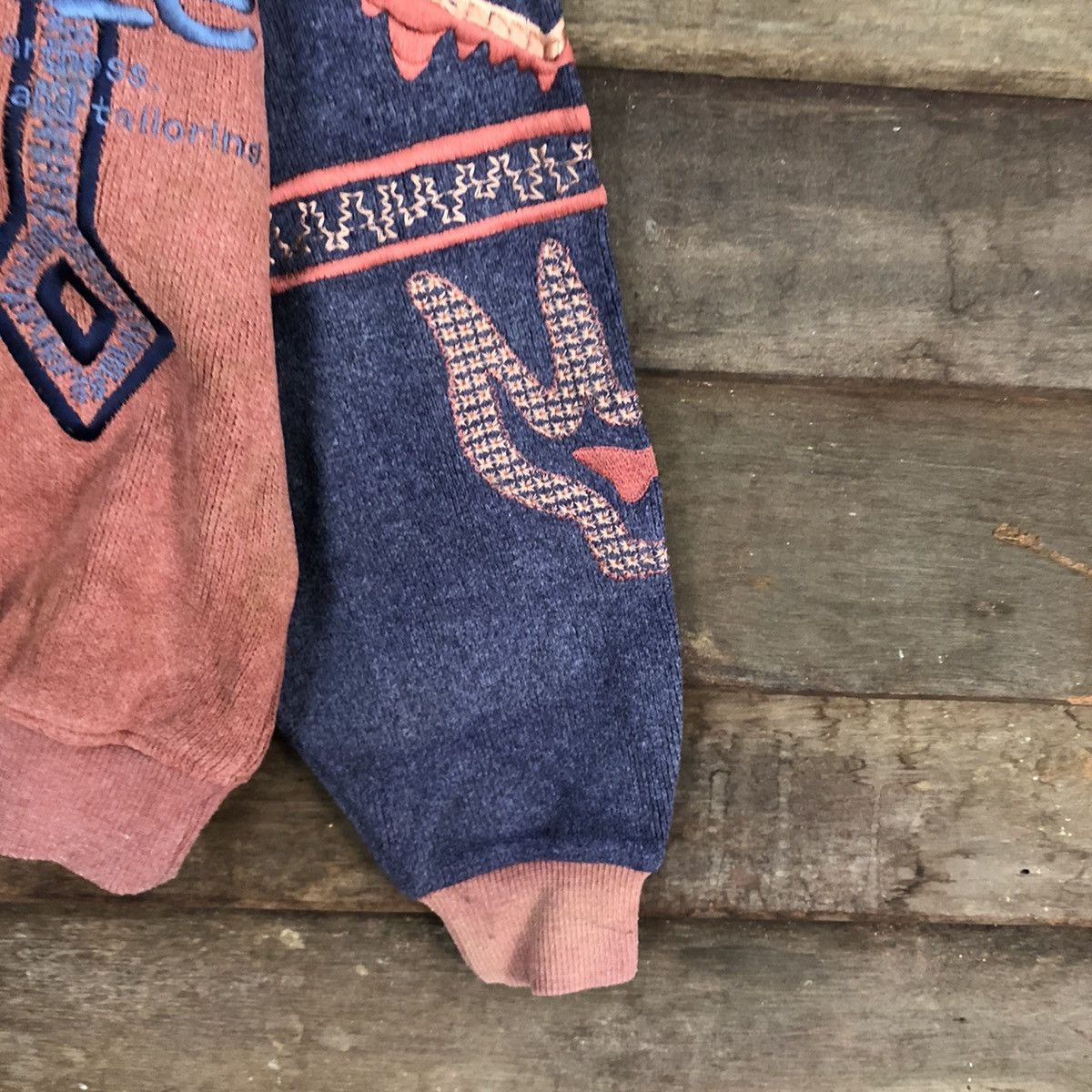 Vintage DL Santa Fe art vintage faded sweatshirt Knitwear #3694 Size US L / EU 52-54 / 3 - 4 Thumbnail