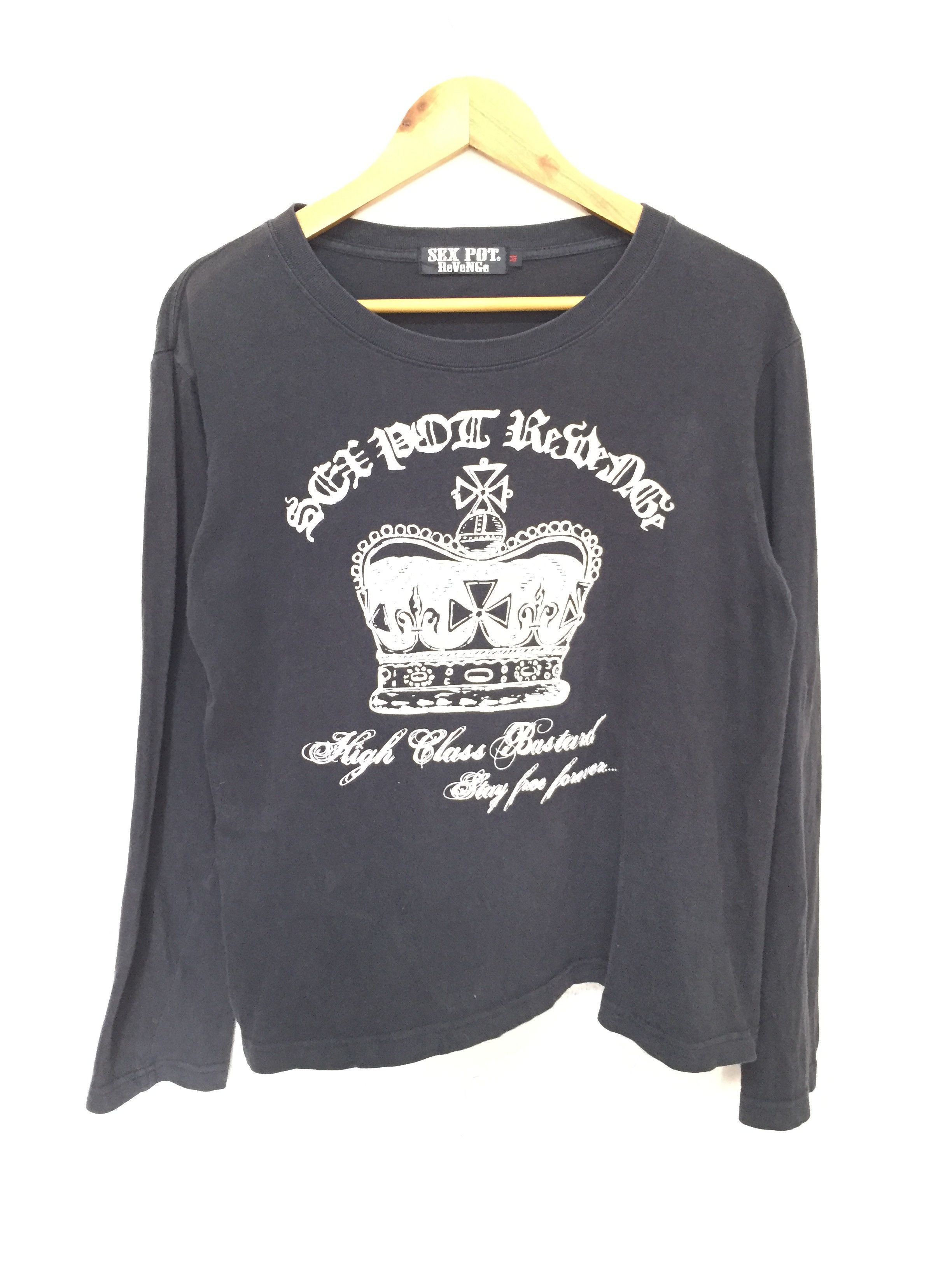 Japanese Brand Vtg SEX POT ReVeNGe Crown punk shirt Size US S / EU 44-46 / 1 - 2 Thumbnail